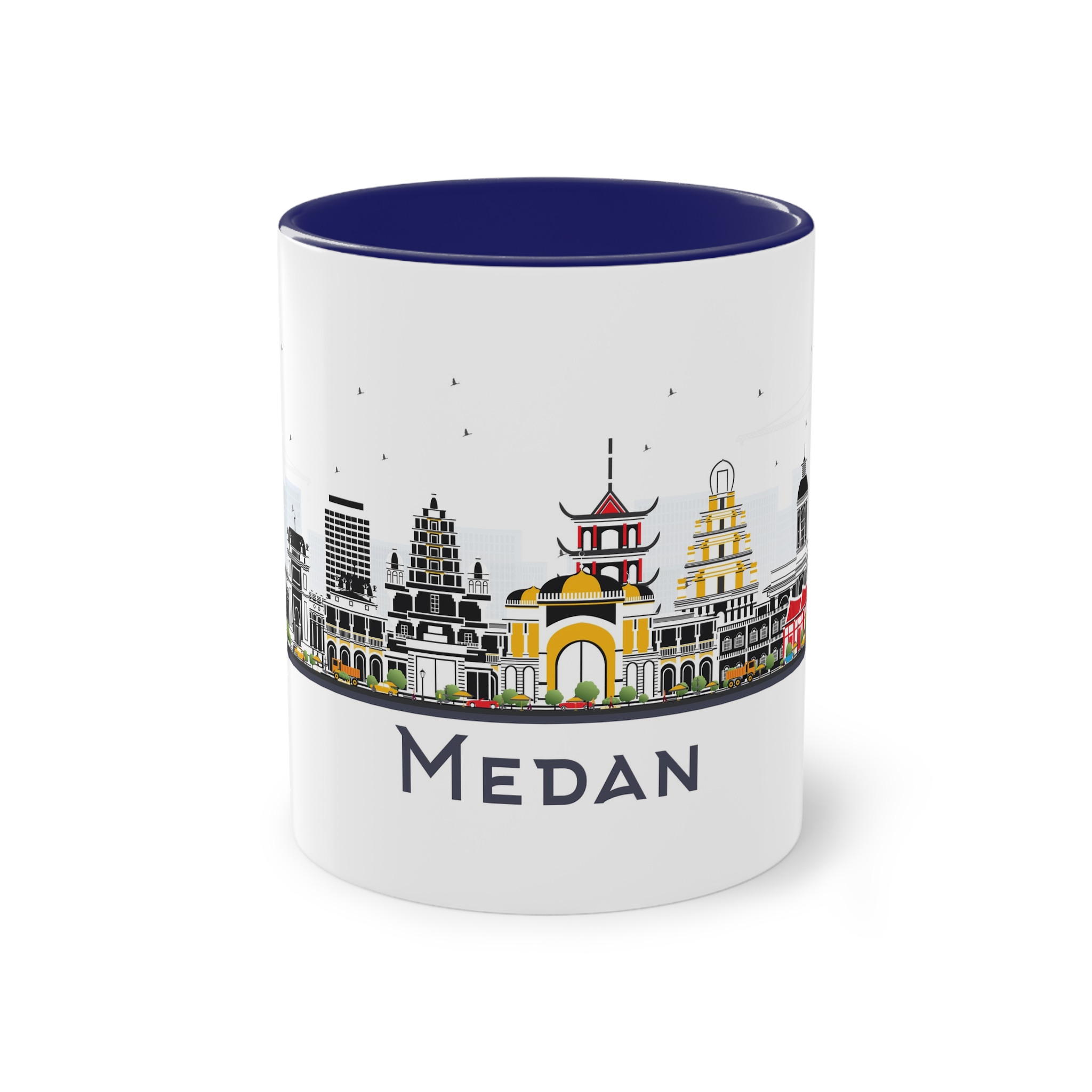 Medan Isolated Two Tone Coffee Mug 11oz - Image 41
