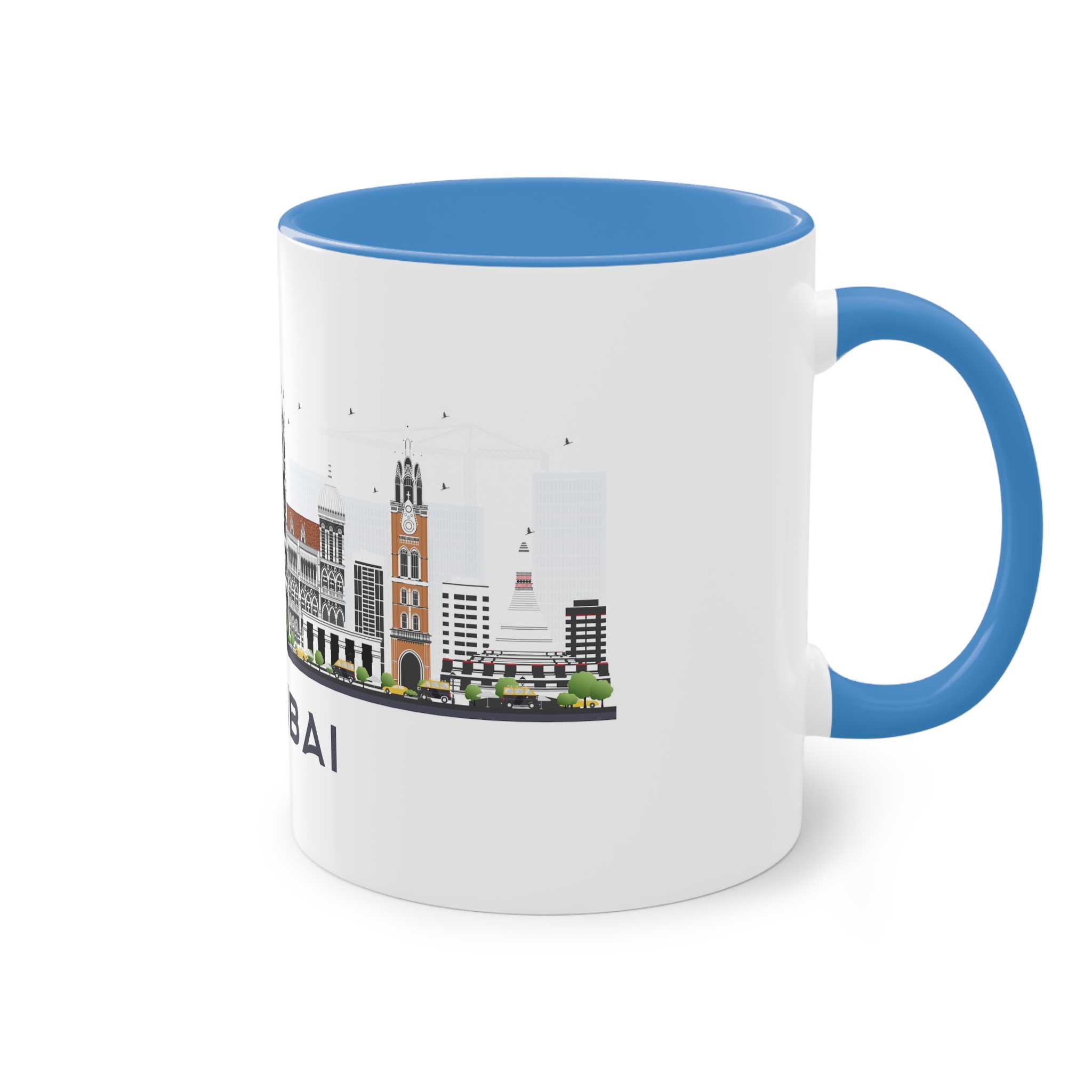 Mumbai Isolated Two Tone Coffee Mug 11oz - Image 36