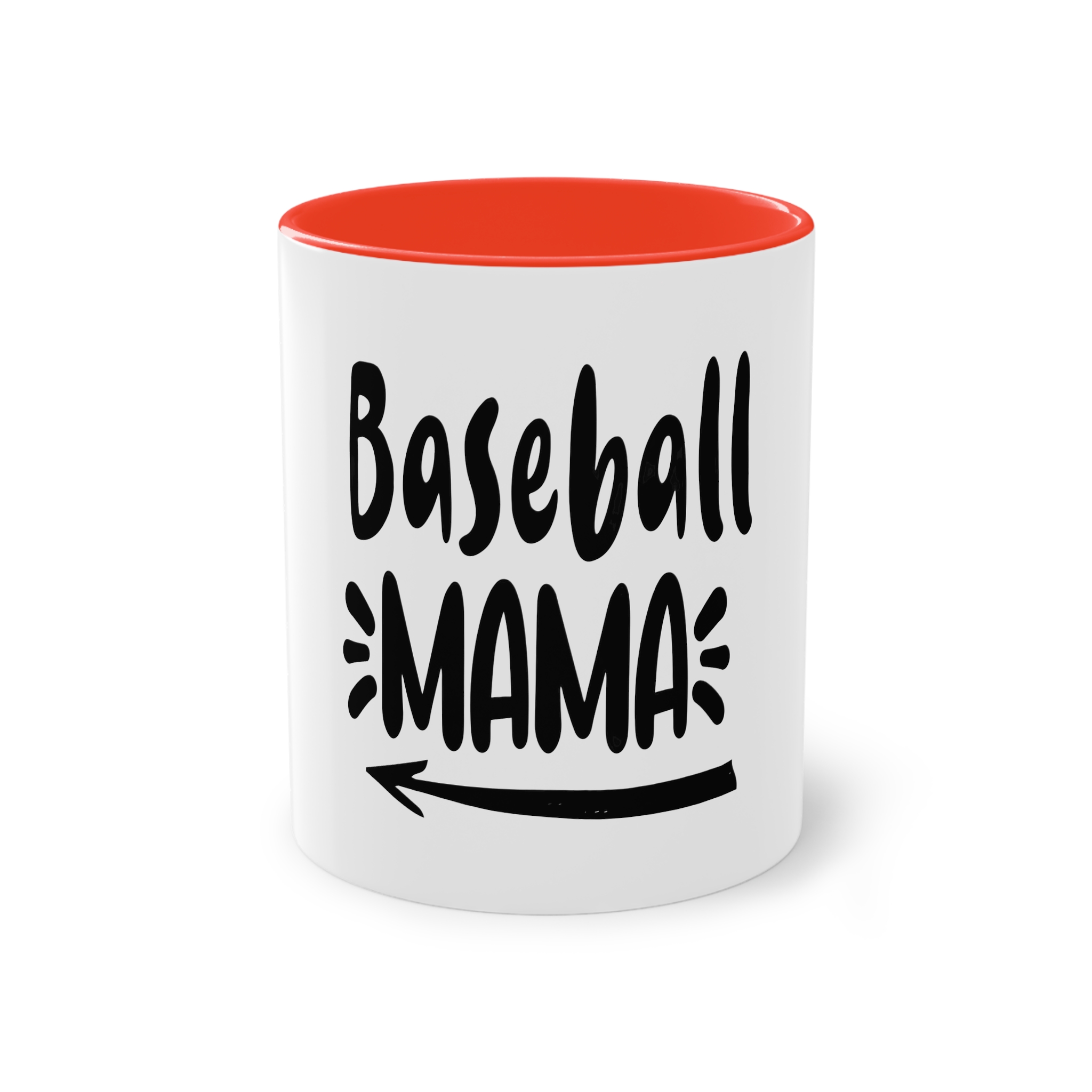 Baseball Mama 1 Two Tone Coffee Mug 11oz