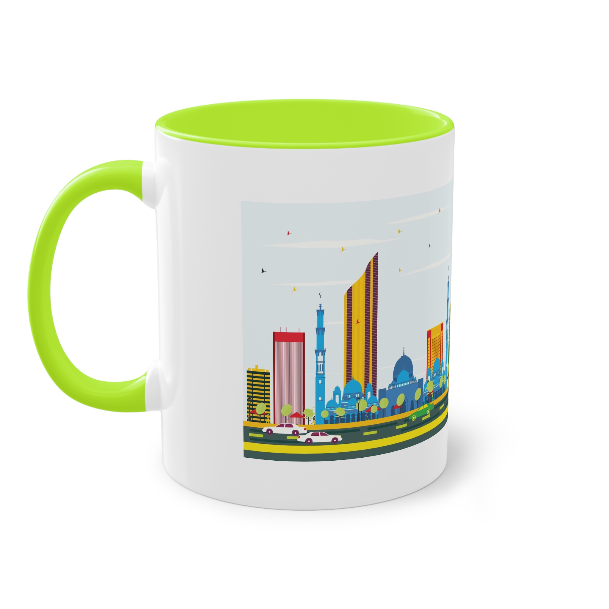 Abu Dhabi Color Two Tone Coffee Mug 11oz - Image 27