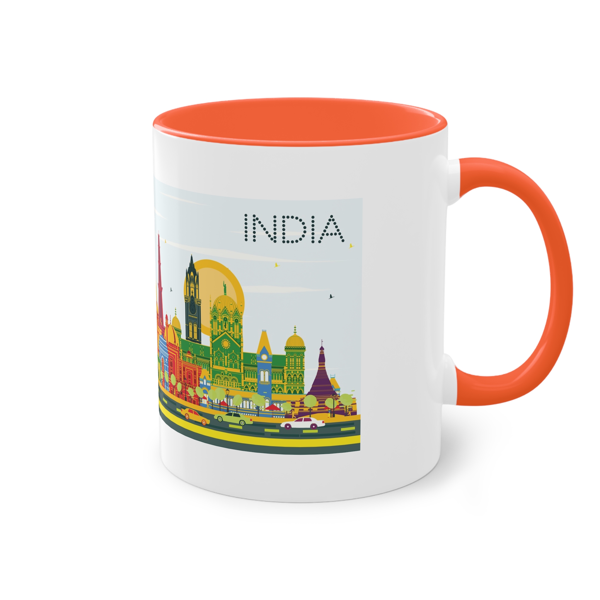 India Color Two Tone Coffee Mug 11oz - Image 16