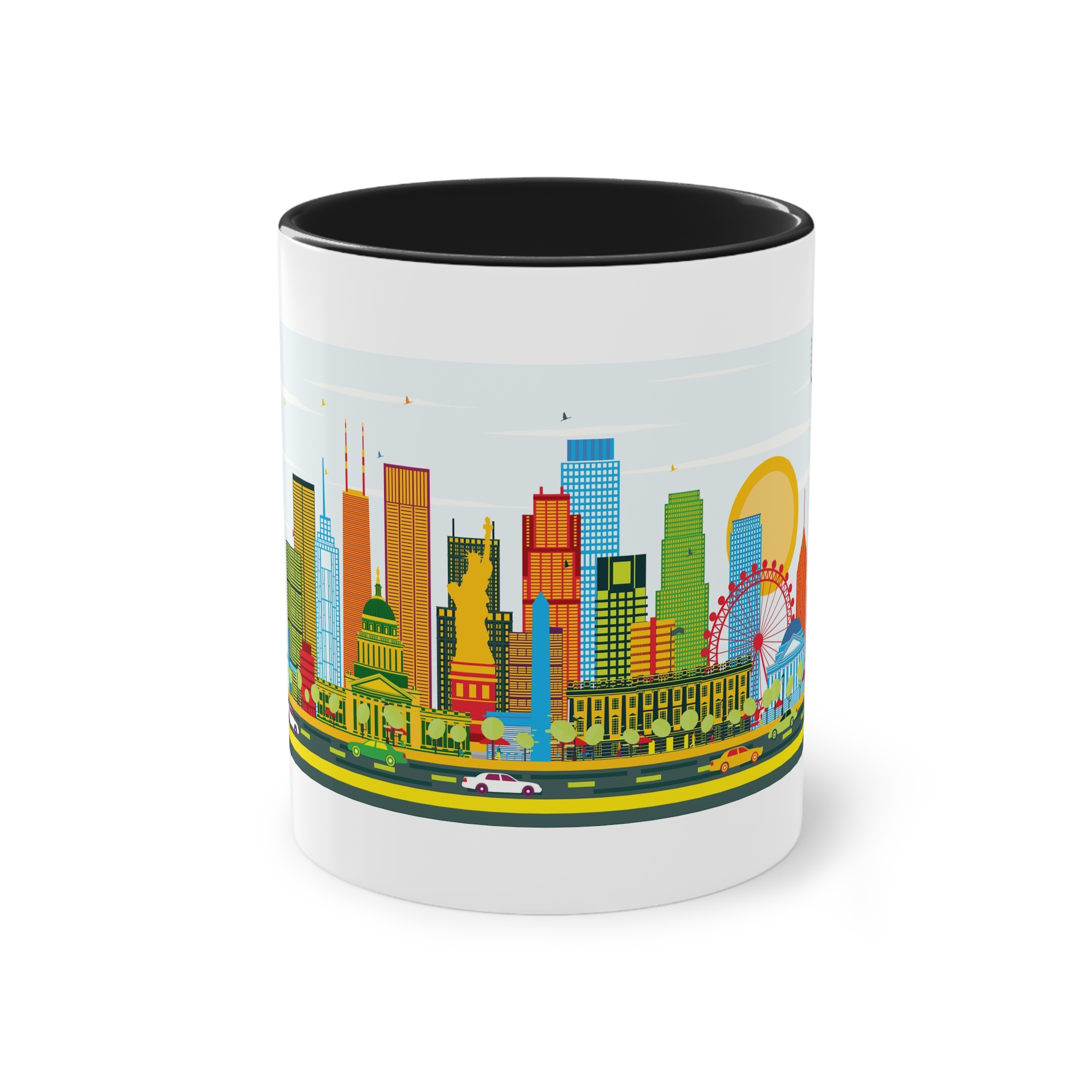 Usa Color Two Tone Coffee Mug 11oz - Image 9