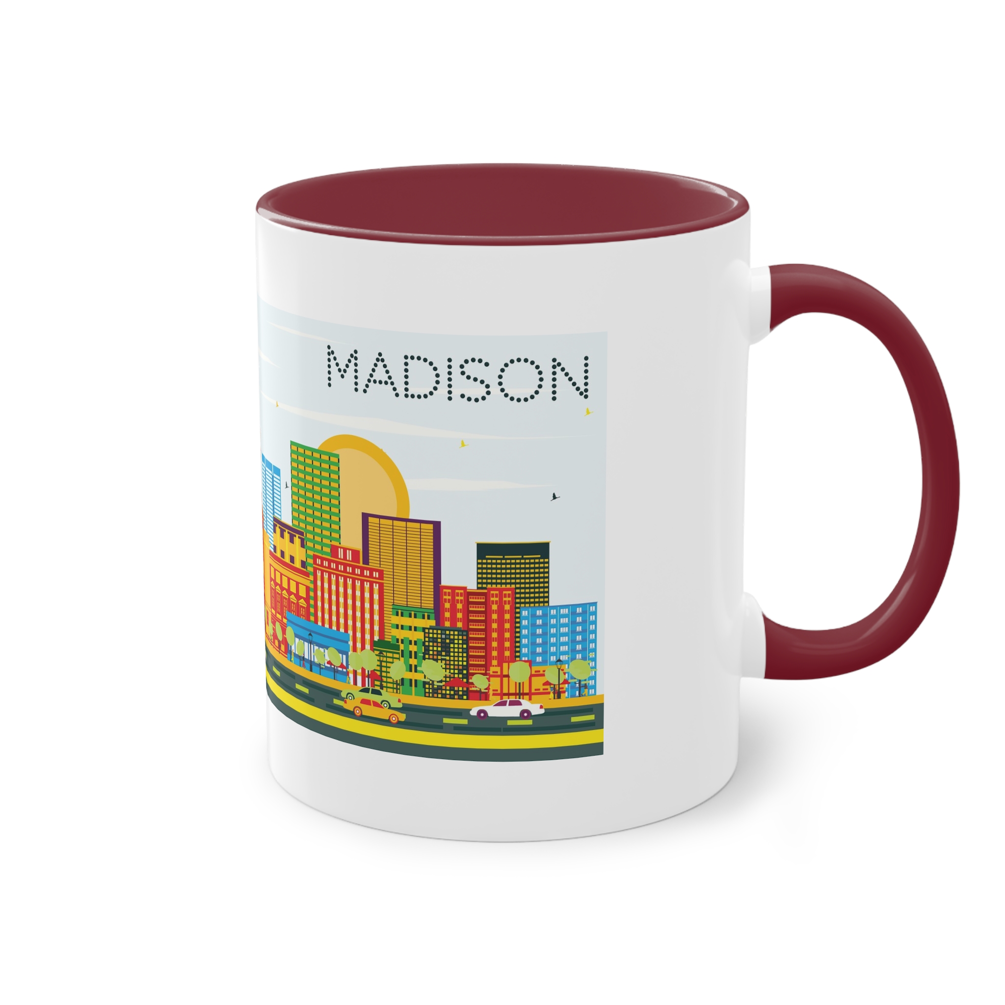 Madison Color Two Tone Coffee Mug 11oz - Image 8