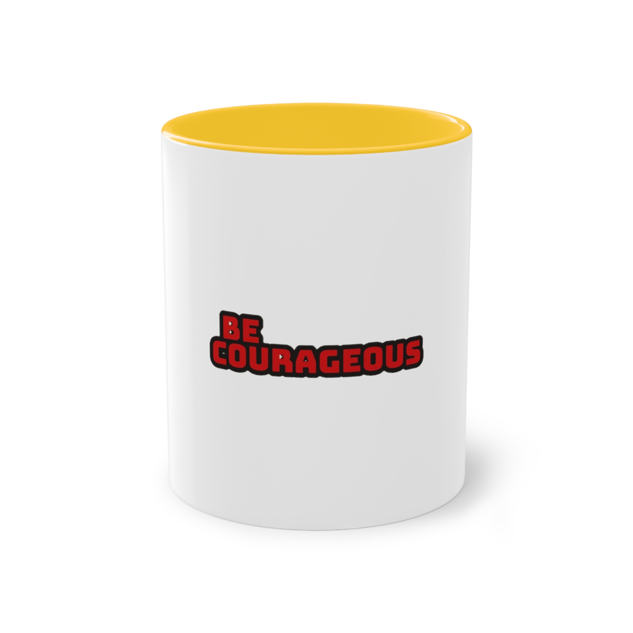 Be Courageous Two Tone Coffee Mug 11oz - Image 17