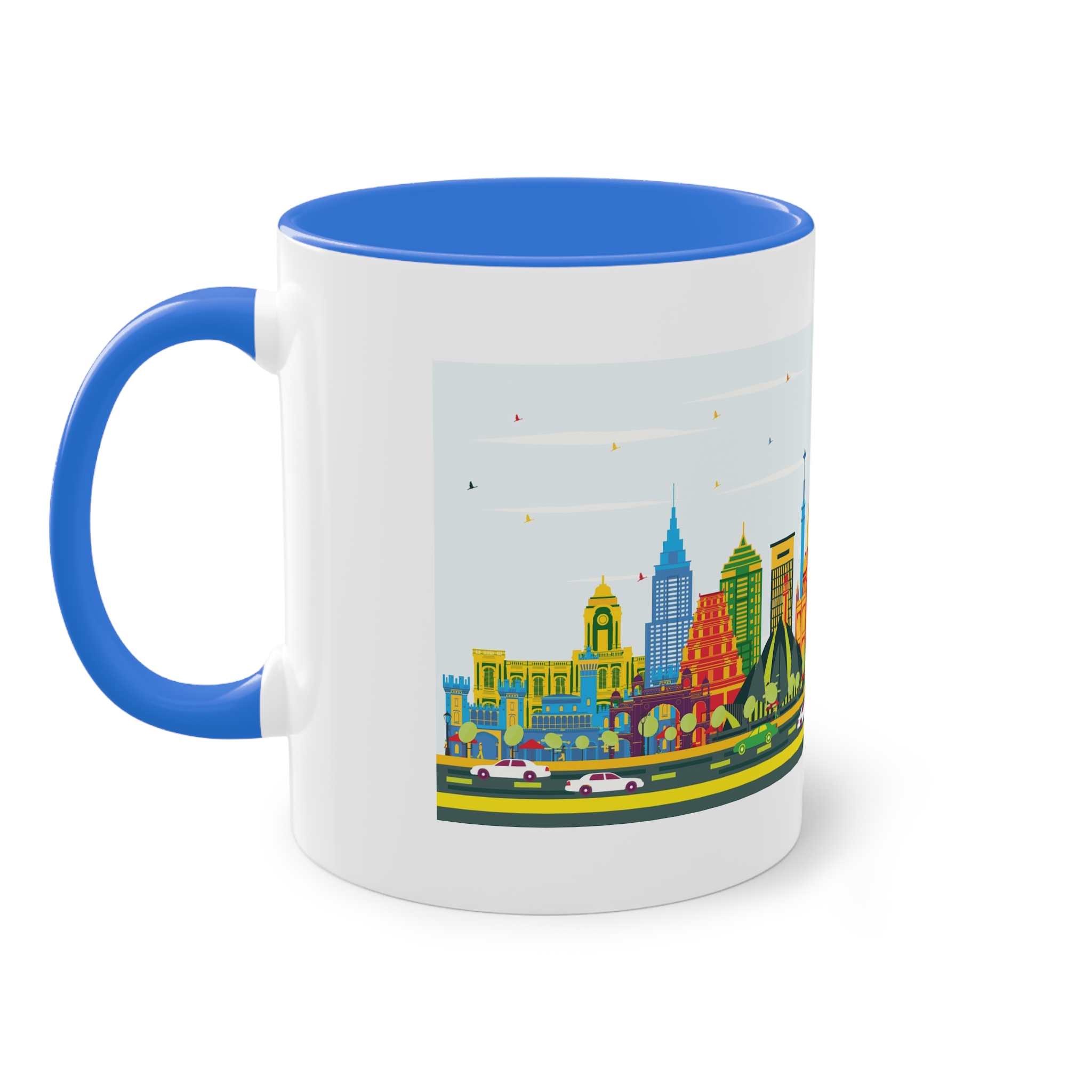 India Color Two Tone Coffee Mug 11oz - Image 39