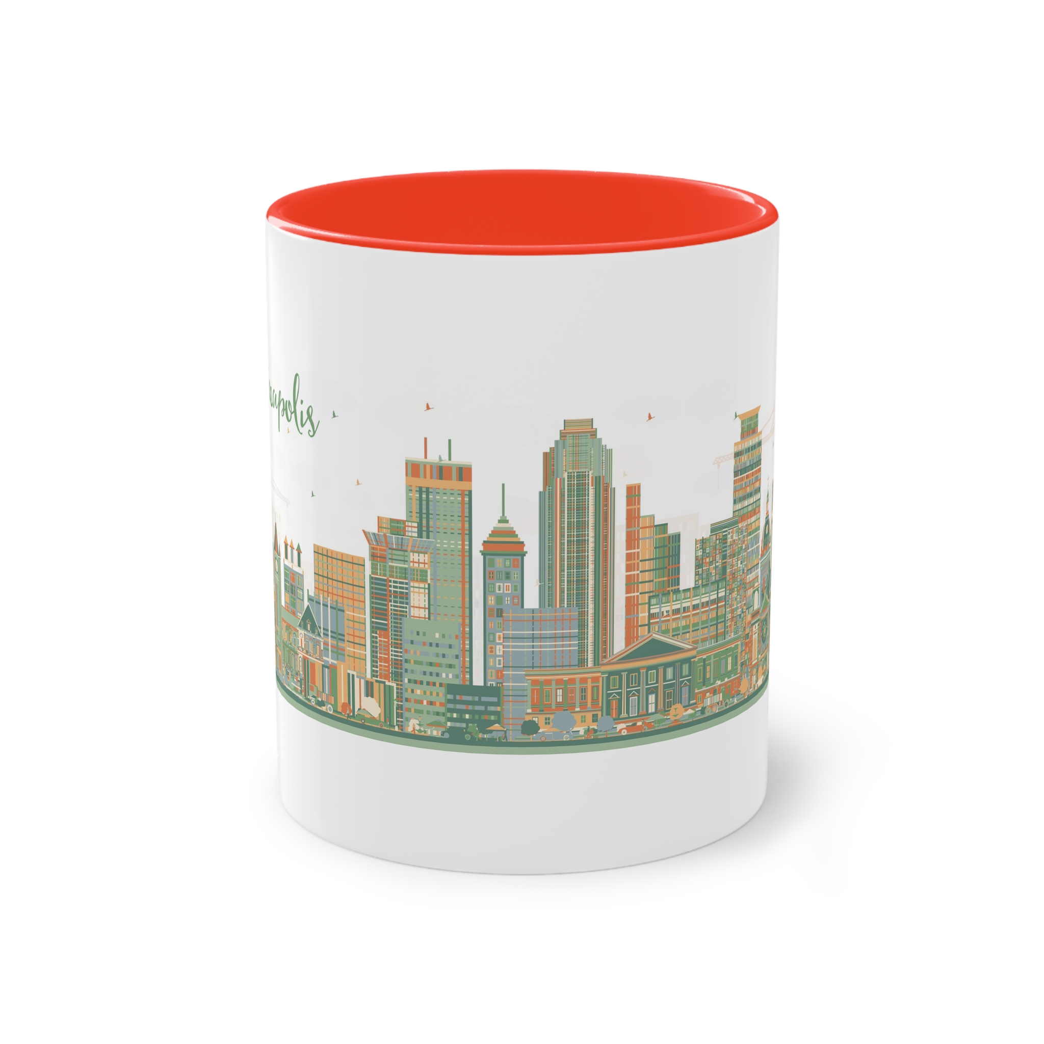 Minneapolis Ver 1 Two Tone Coffee Mug 11oz