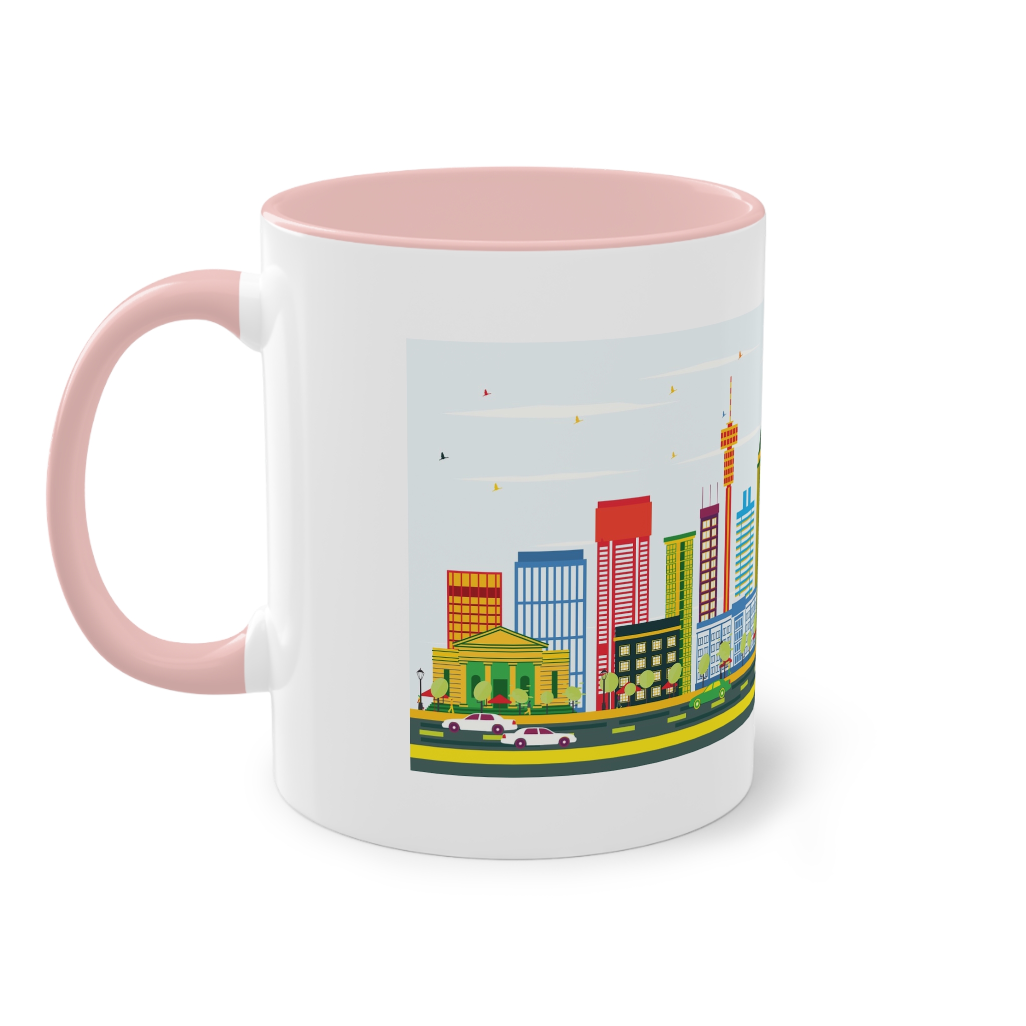 Johannesburg Color Two Tone Coffee Mug 11oz - Image 47