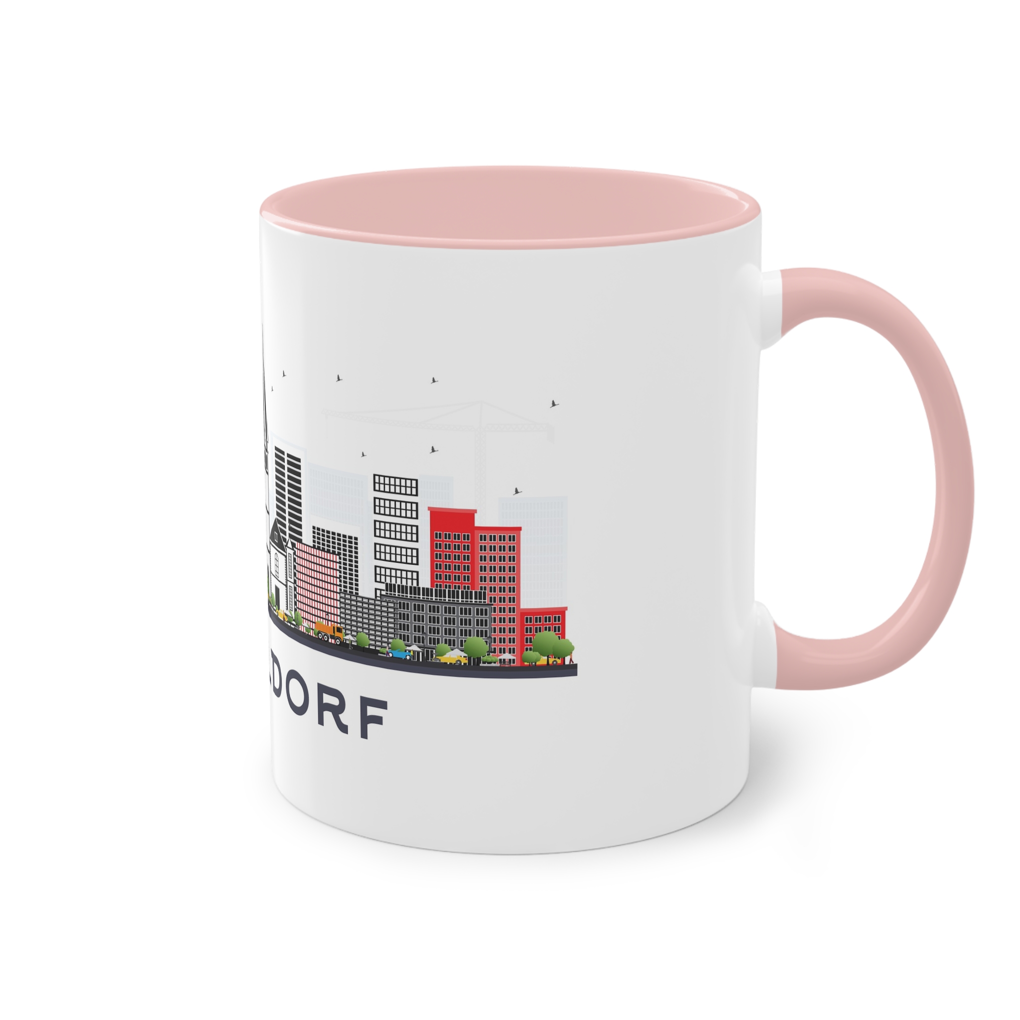 Dusseldorf Isolated Two Tone Coffee Mug 11oz - Image 48