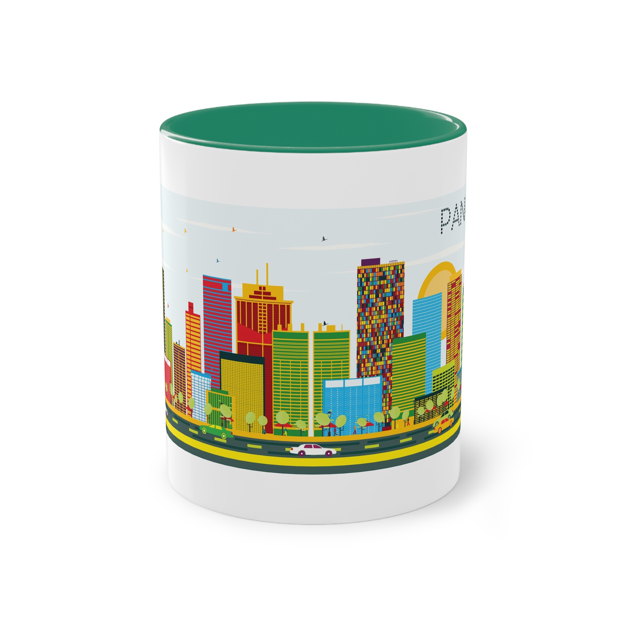 Panama Color Two Tone Coffee Mug 11oz - Image 29
