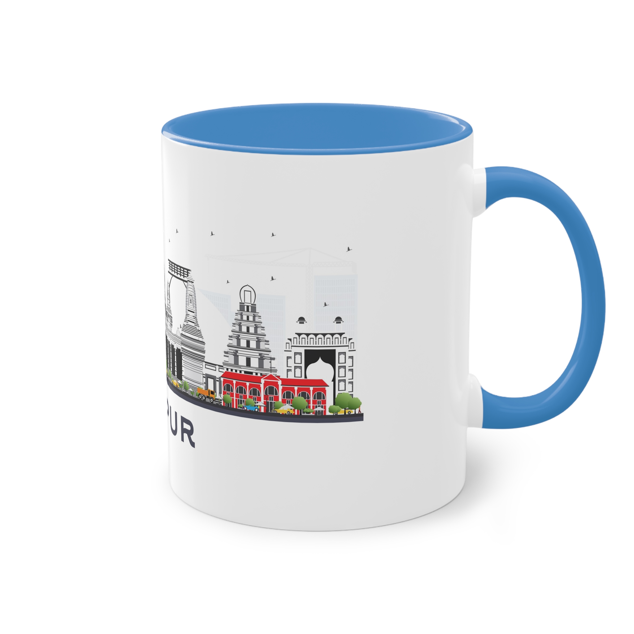 Nagpur Isolated Two Tone Coffee Mug 11oz - Image 36