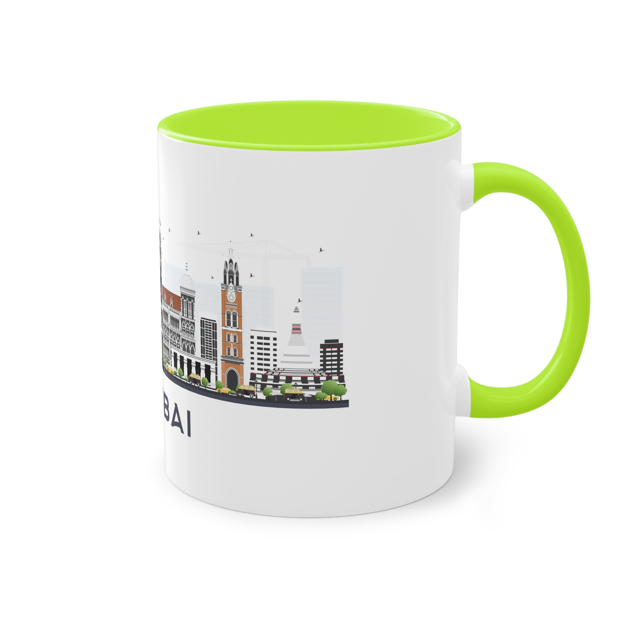 Mumbai Isolated Two Tone Coffee Mug 11oz - Image 28