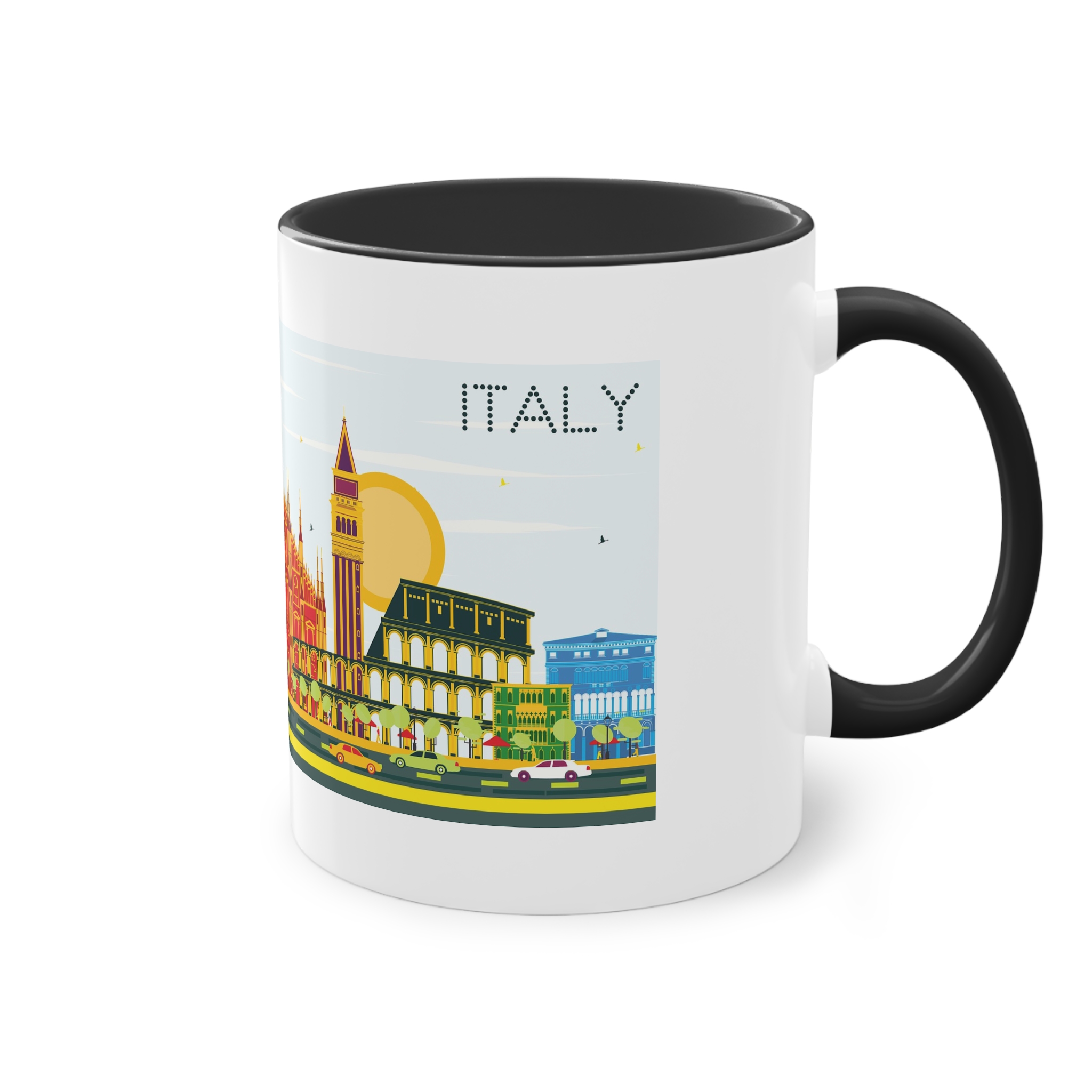 Italy Color Two Tone Coffee Mug 11oz - Image 12