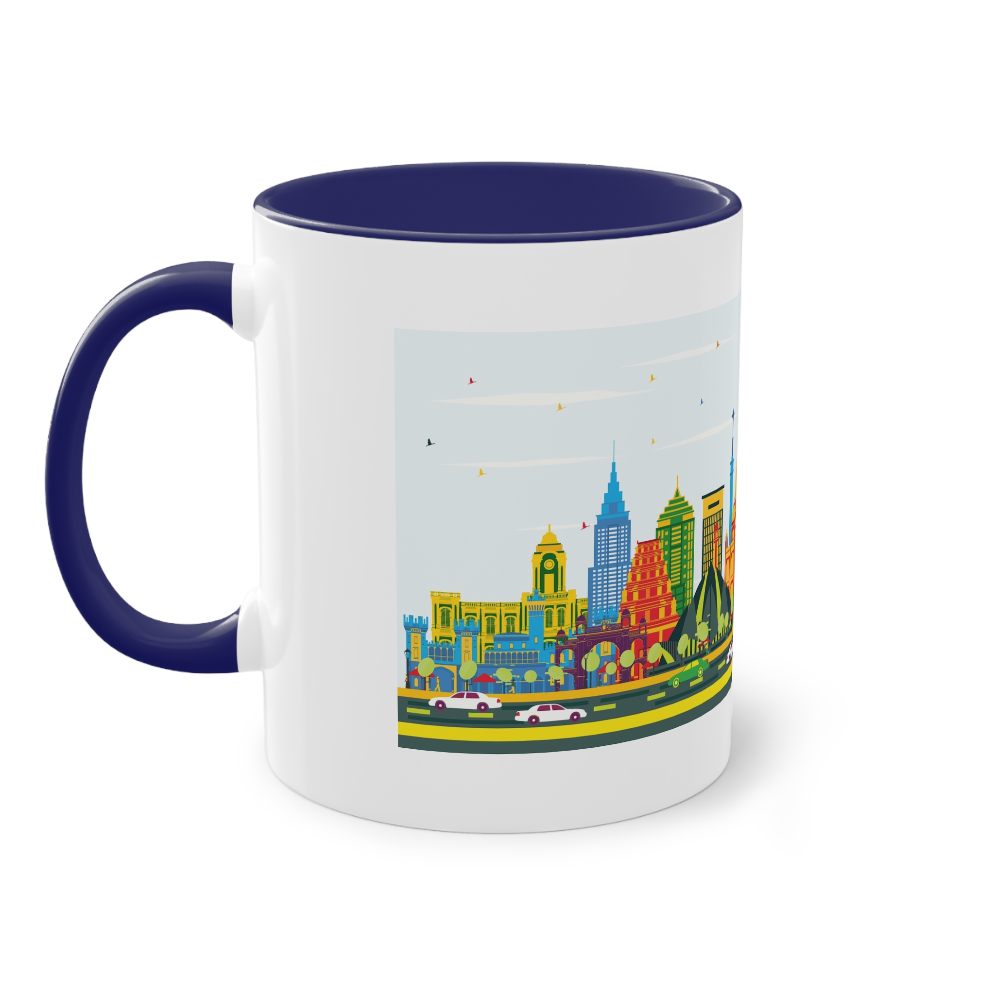 India Color Two Tone Coffee Mug 11oz - Image 43