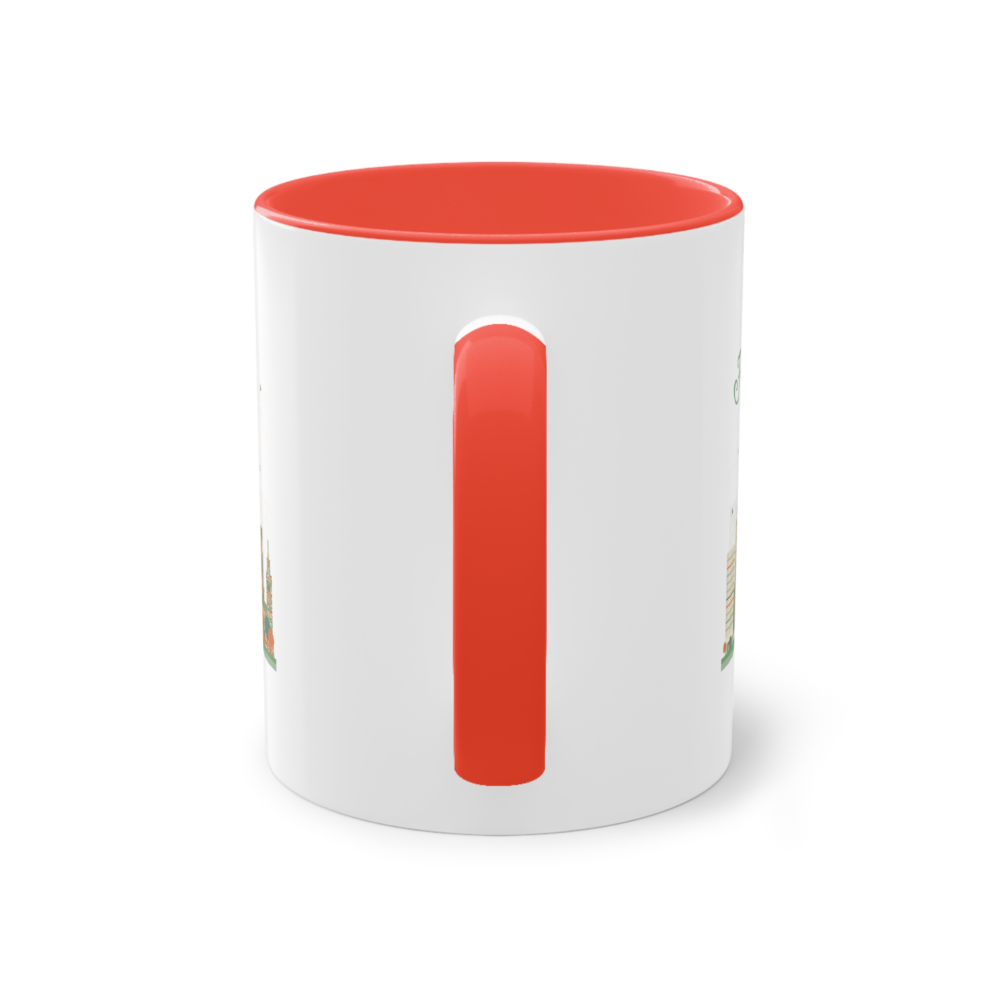 France Ver 1 Two Tone Coffee Mug 11oz - Image 2
