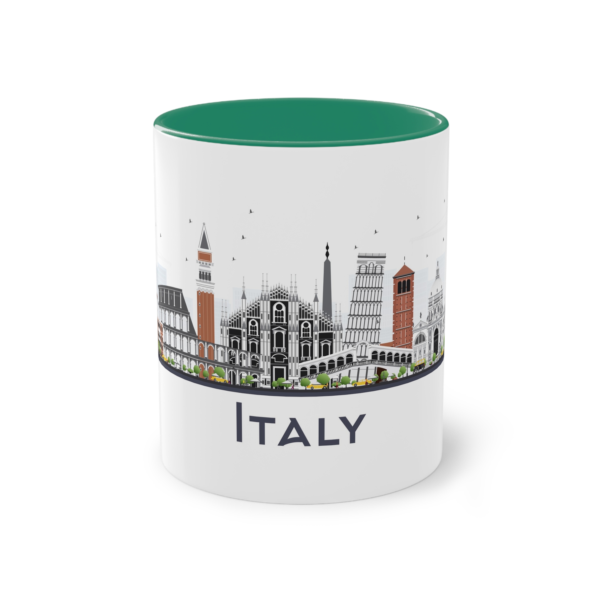 Italy Isolated Two Tone Coffee Mug 11oz - Image 29