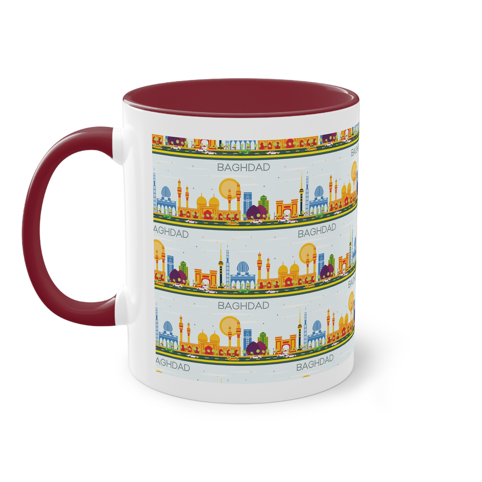 Baghdad Color Two Tone Coffee Mug 11oz - Image 7