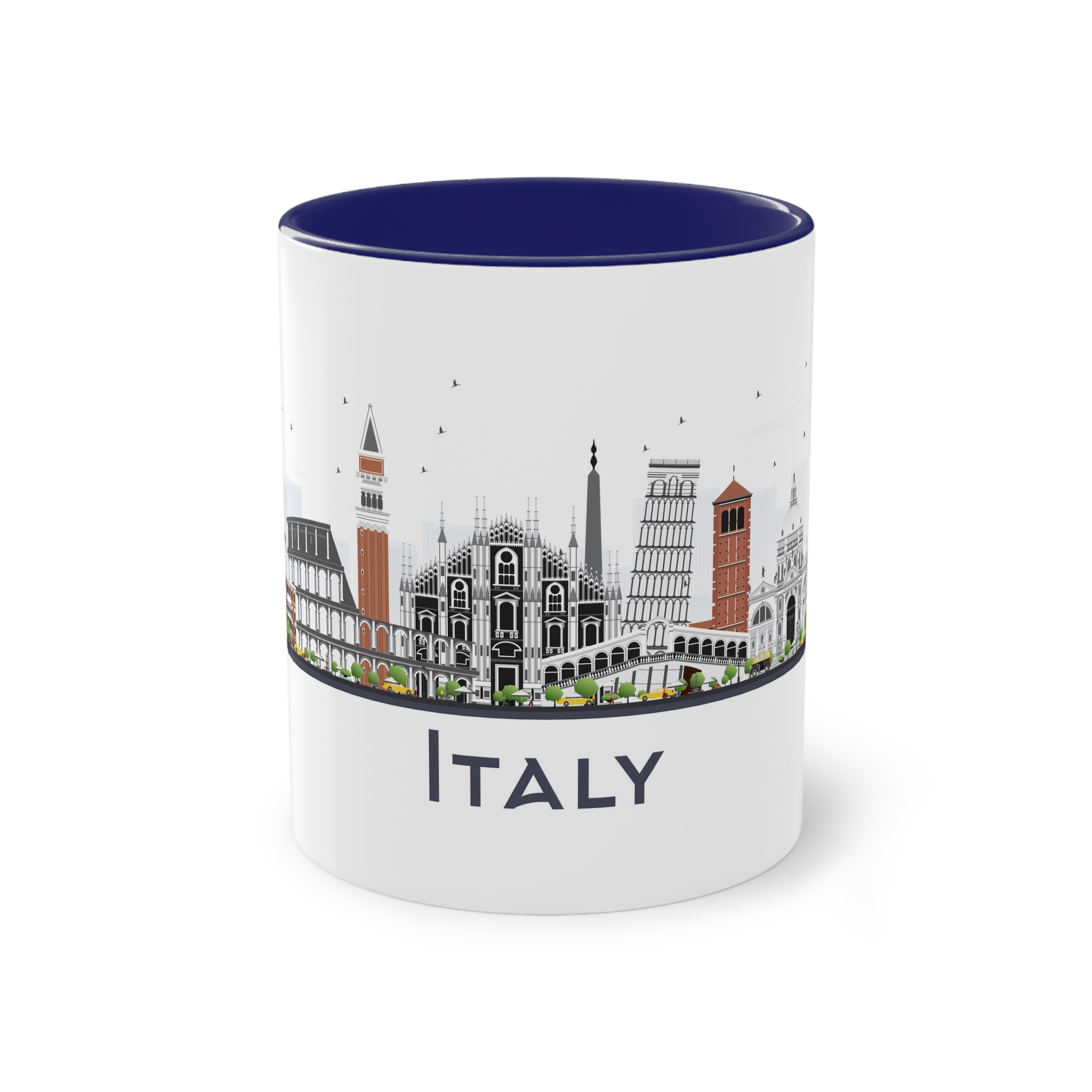 Italy Isolated Two Tone Coffee Mug 11oz - Image 41