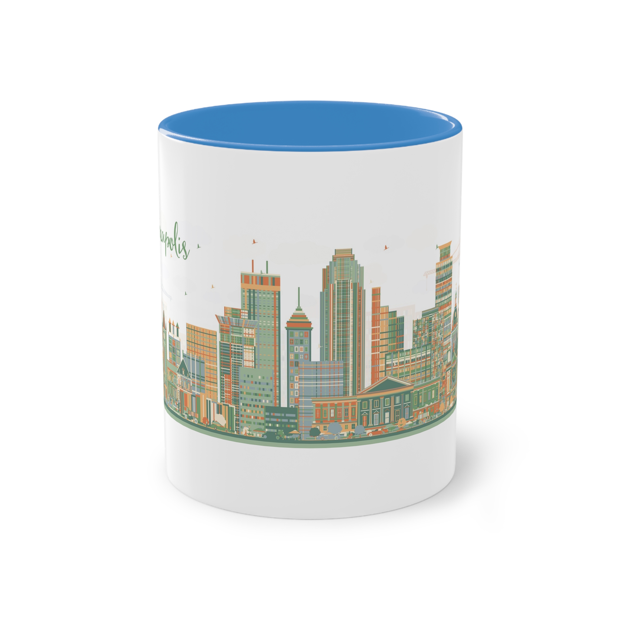 Minneapolis Ver 1 Two Tone Coffee Mug 11oz - Image 33