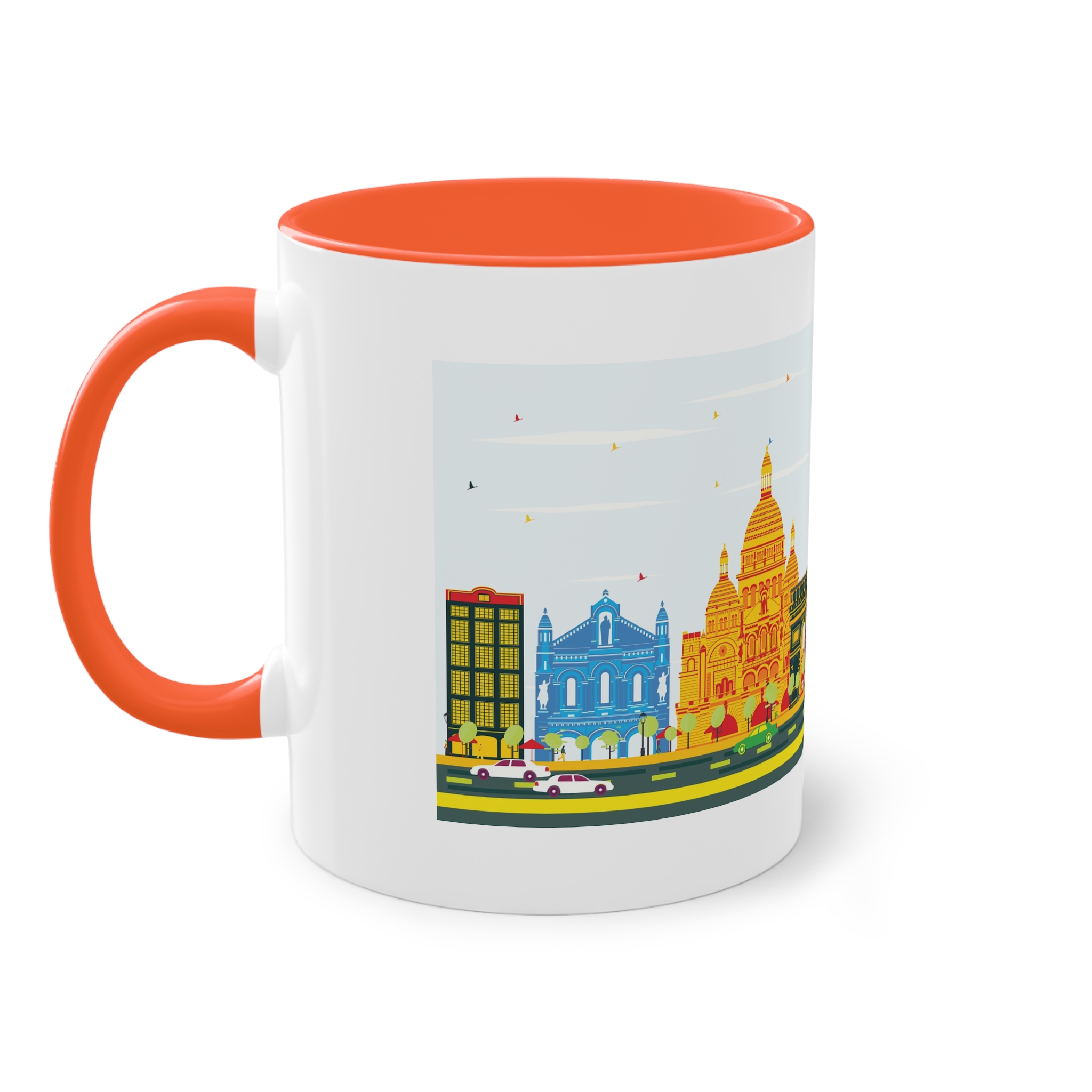Paris Color Two Tone Coffee Mug 11oz - Image 15