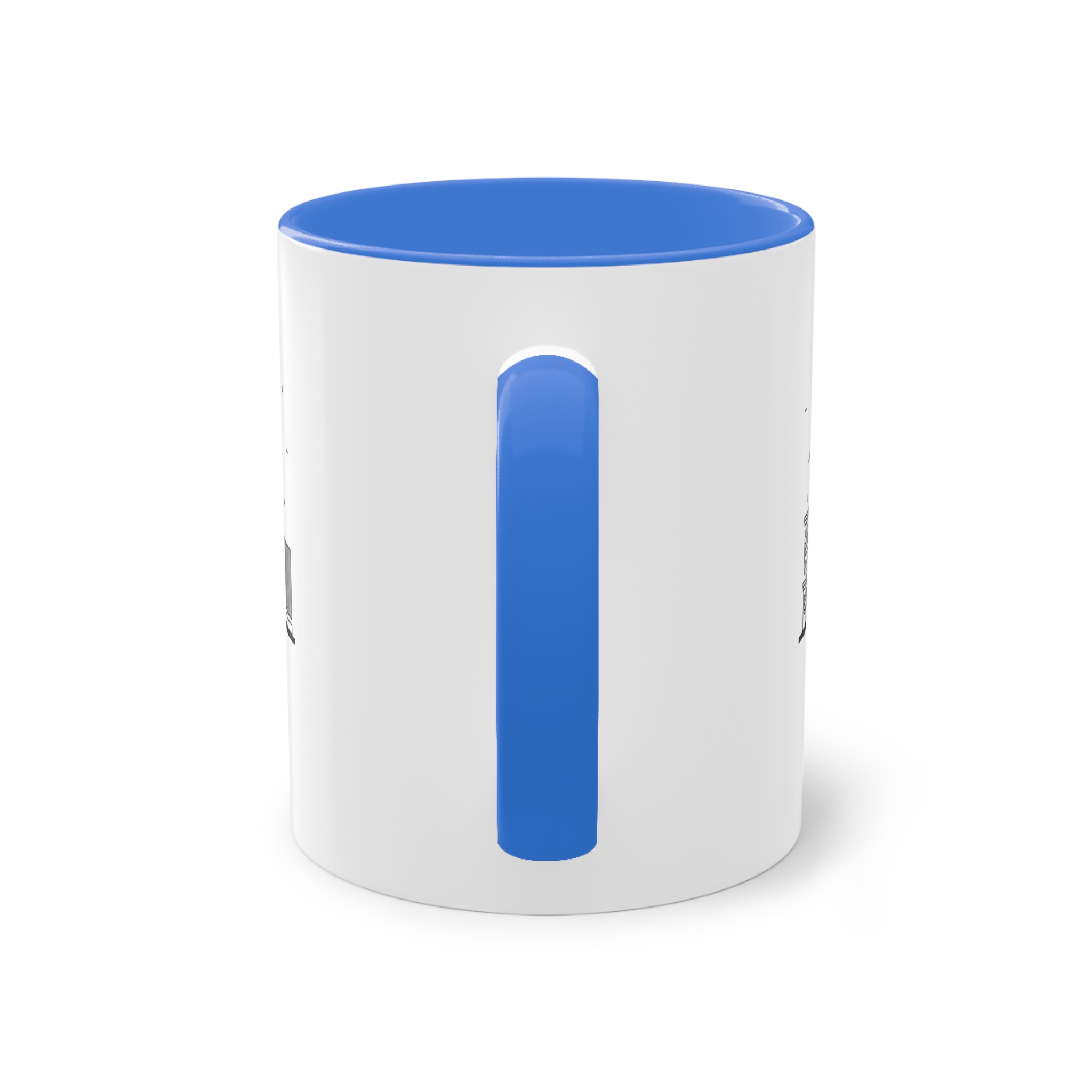 Dublin Outline Bold Two Tone Coffee Mug 11oz - Image 38