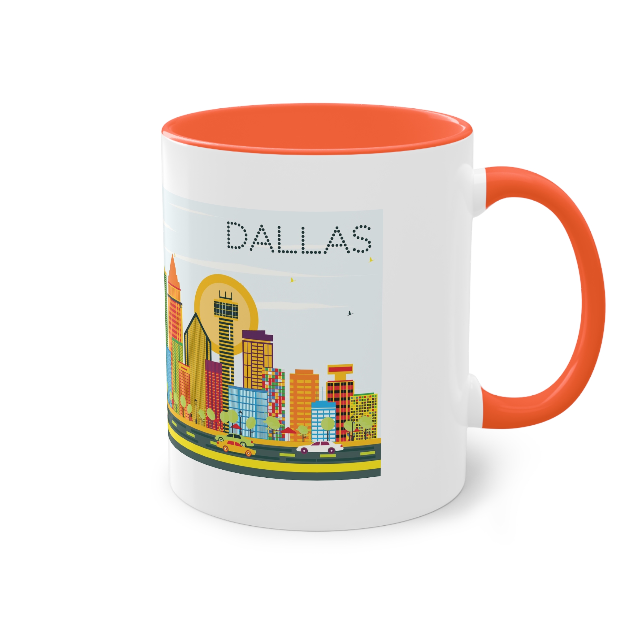 Dallas Color Two Tone Coffee Mug 11oz - Image 16