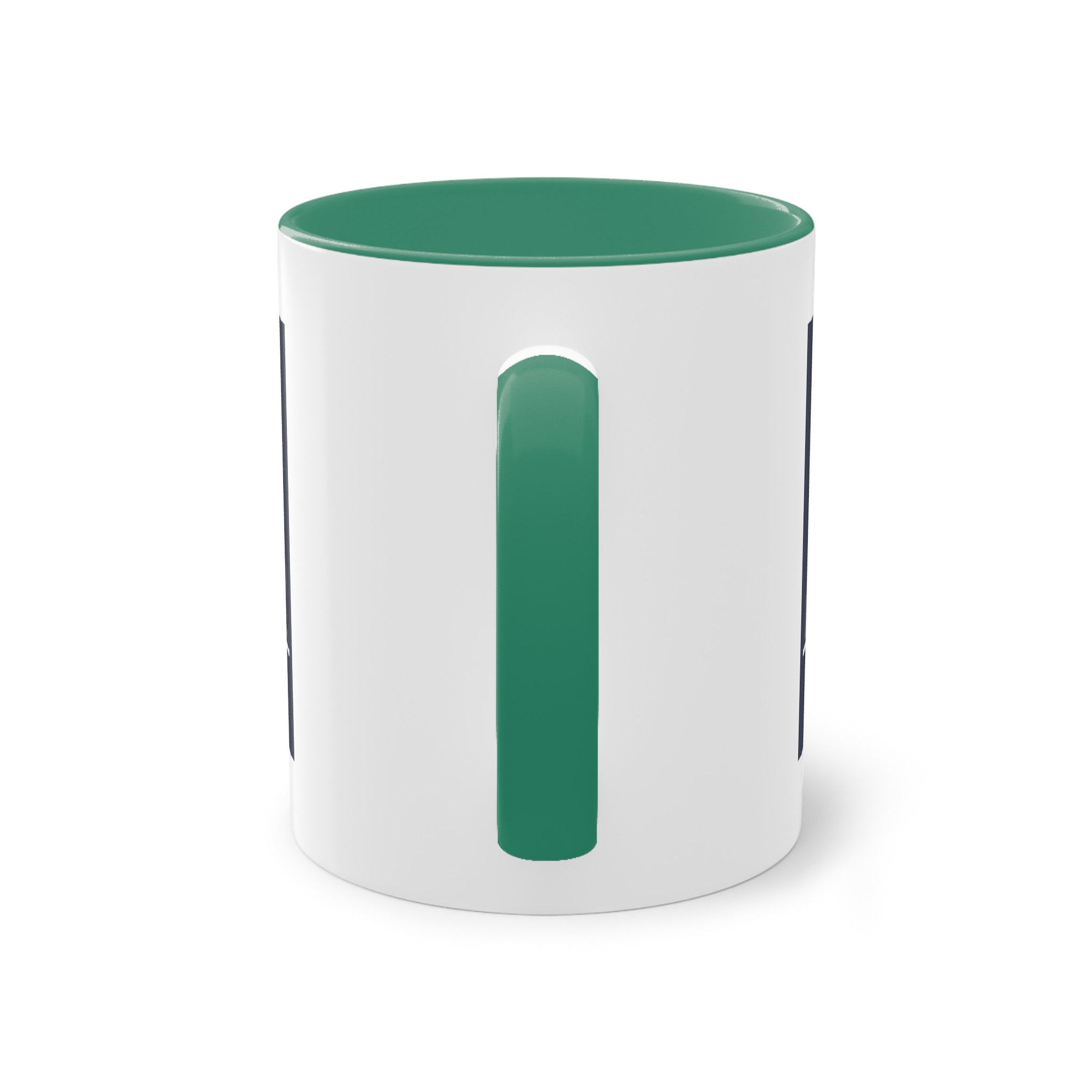 Baton Rouge Outline Inverse Two Tone Coffee Mug 11oz - Image 30