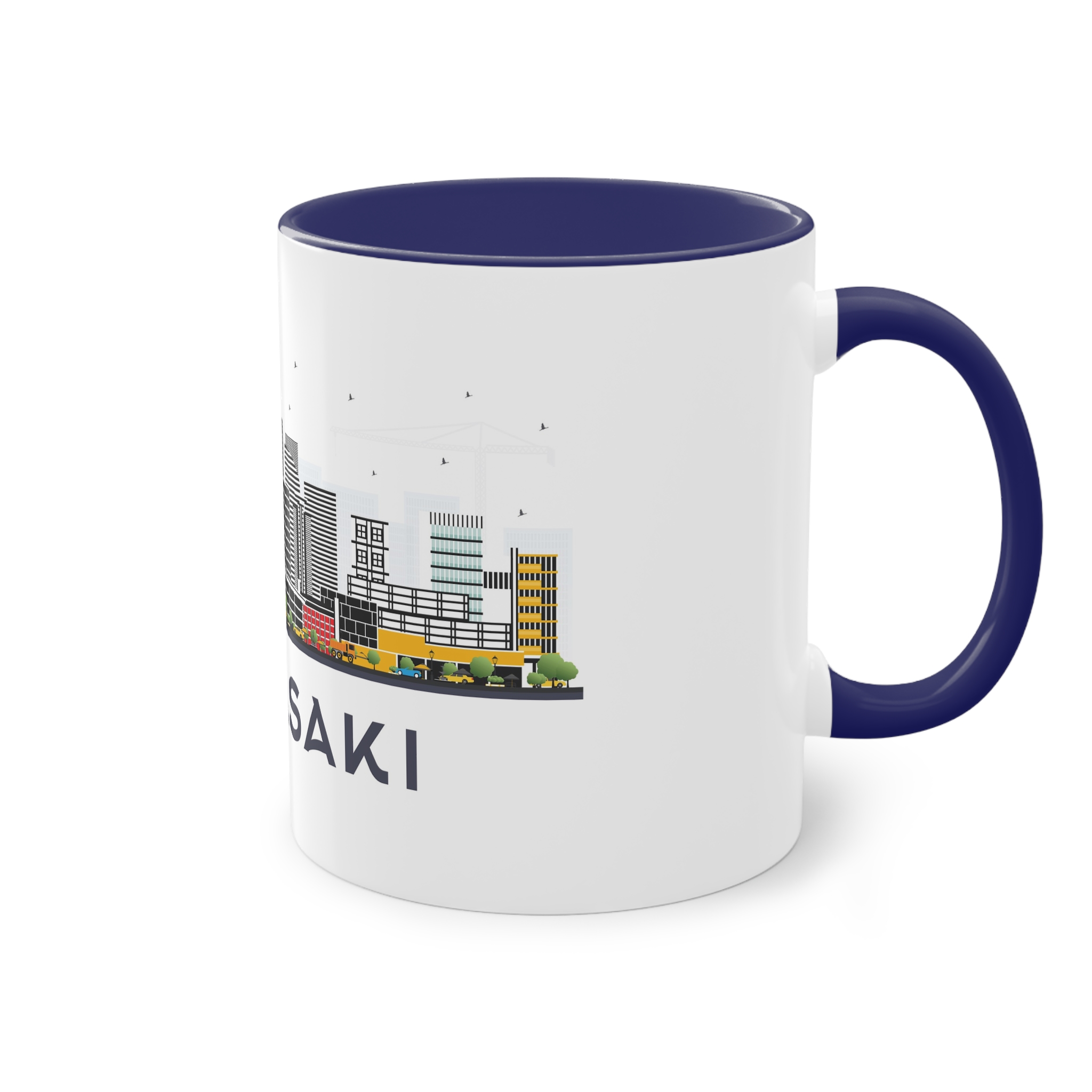 Kawasaki Isolated Two Tone Coffee Mug 11oz - Image 44