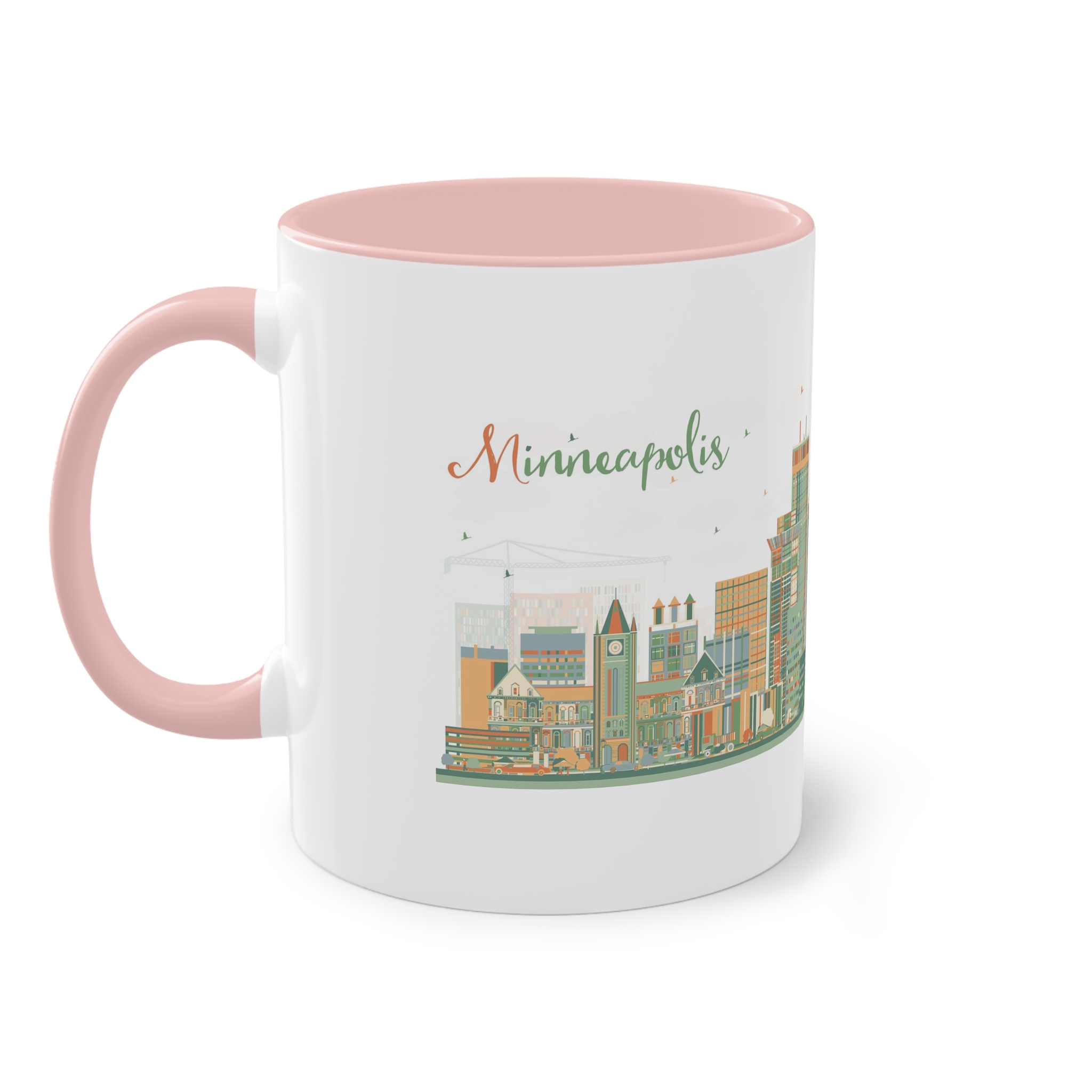Minneapolis Ver 1 Two Tone Coffee Mug 11oz - Image 47