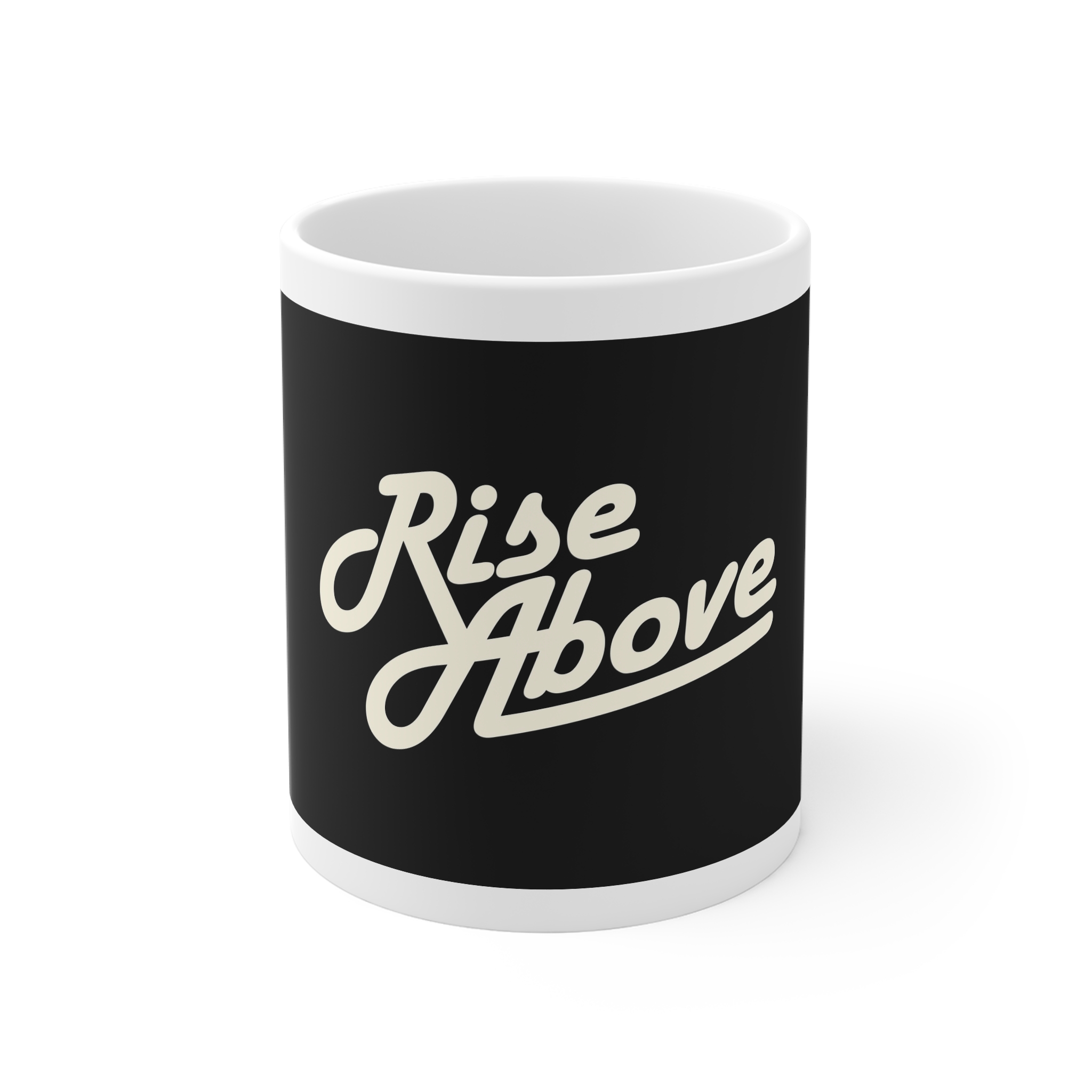 Rise Above 1 11oz White Mug
