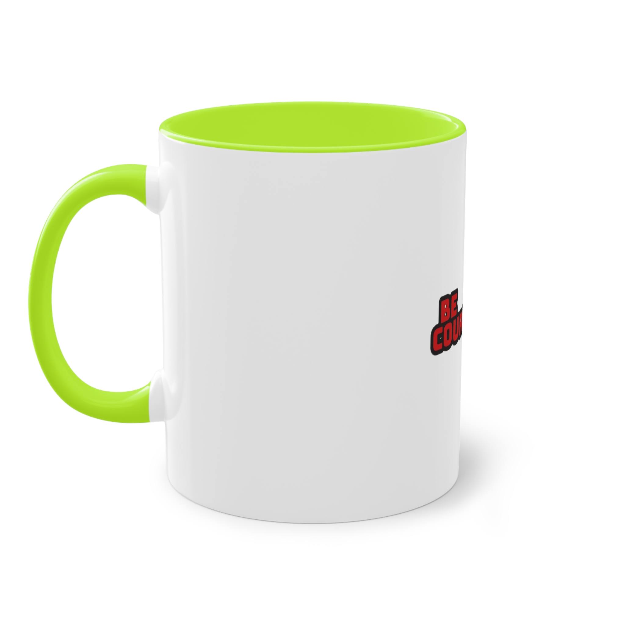 Be Courageous Two Tone Coffee Mug 11oz - Image 27