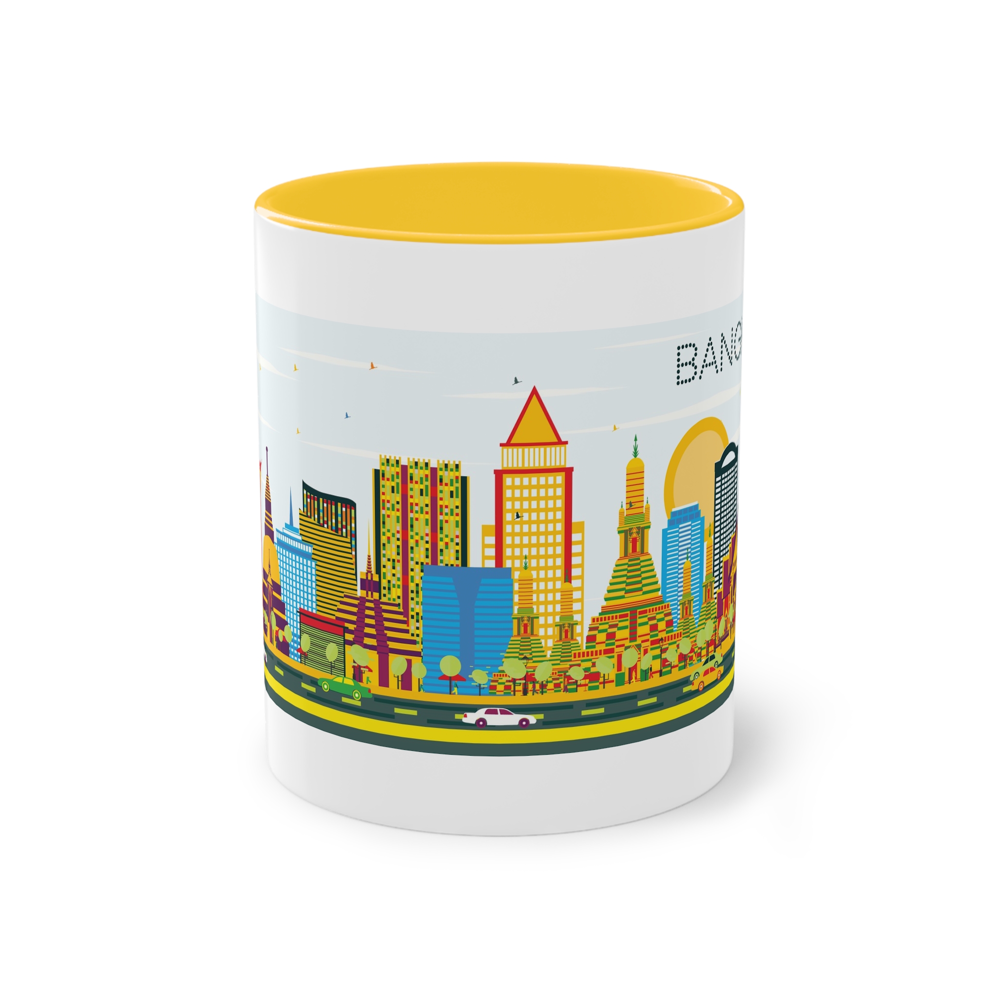 Bangkok Color Two Tone Coffee Mug 11oz - Image 17