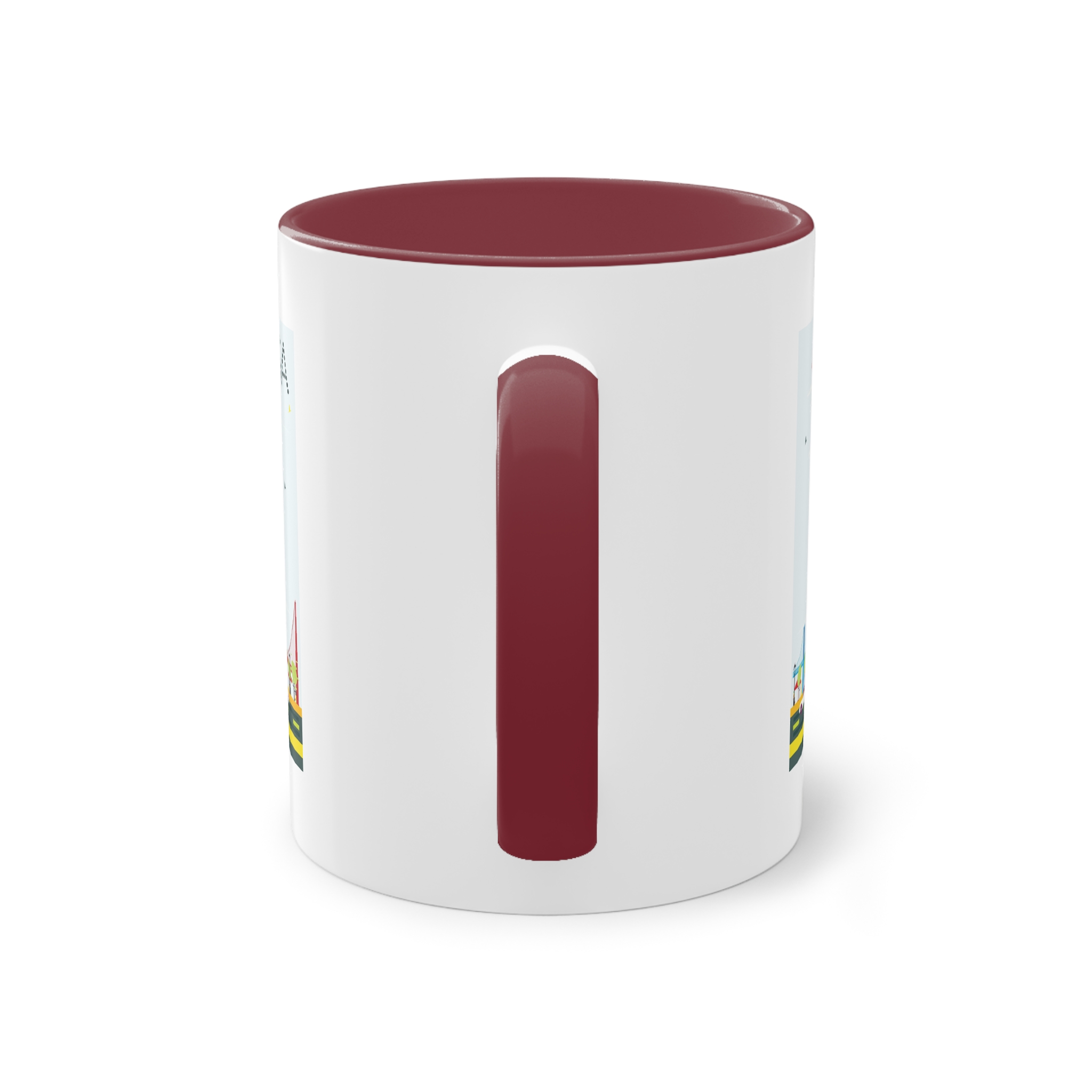 Usa Color Two Tone Coffee Mug 11oz - Image 6