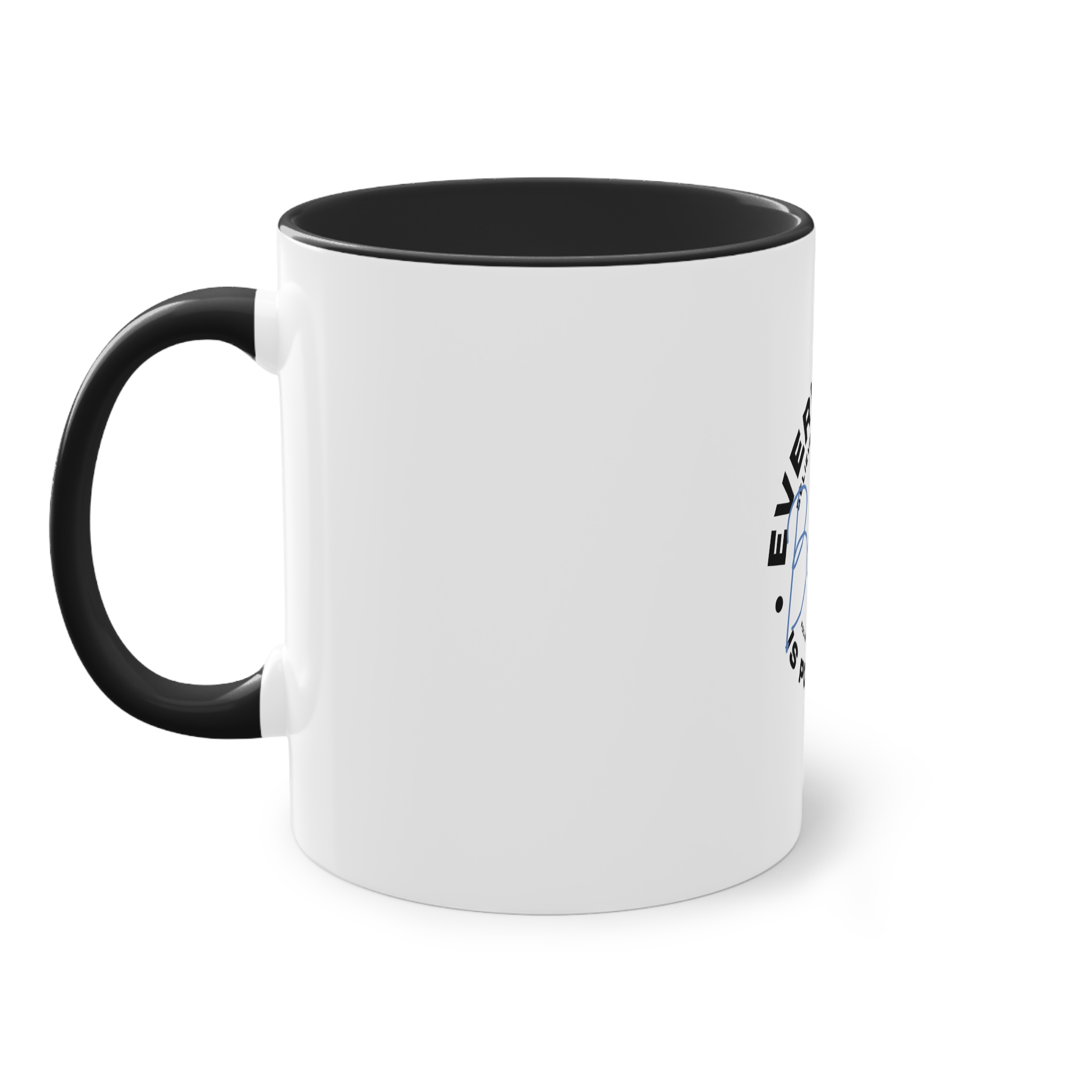 Believe Inspirational Typography Design Two Tone Coffee Mug 11oz - Image 11