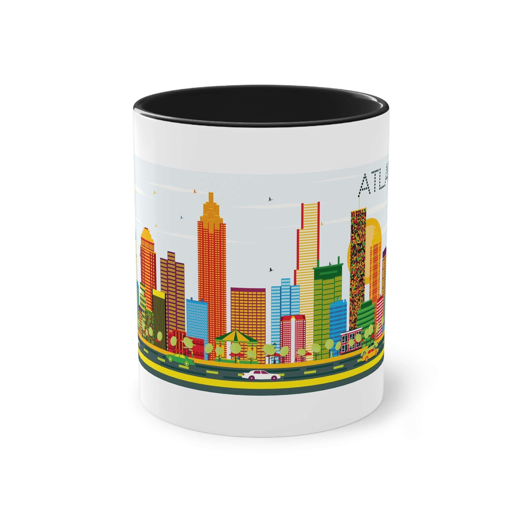 Atlanta Color Two Tone Coffee Mug 11oz - Image 9