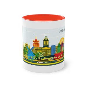Amsterdam New Color Two Tone Coffee Mug 11oz