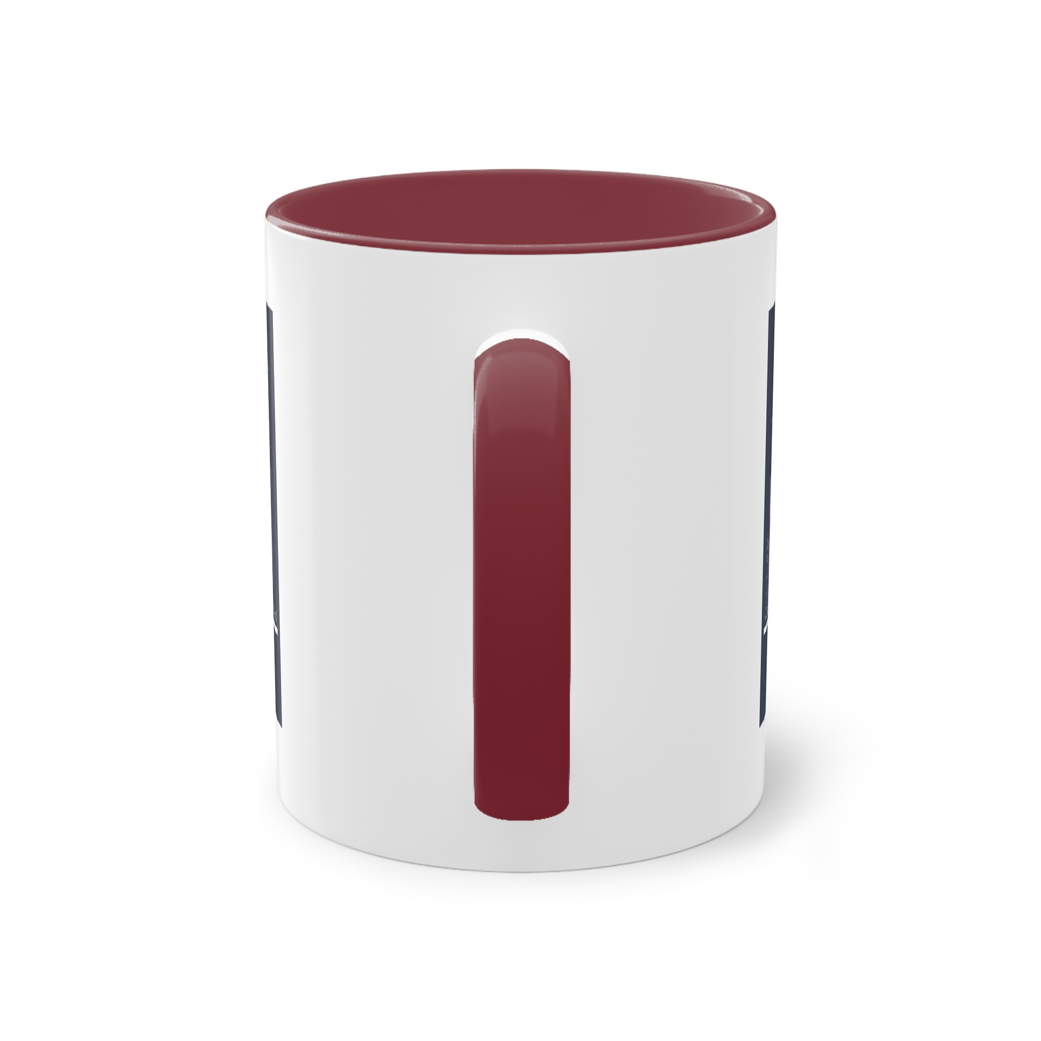 Dhaka Outline Inverse Two Tone Coffee Mug 11oz - Image 6