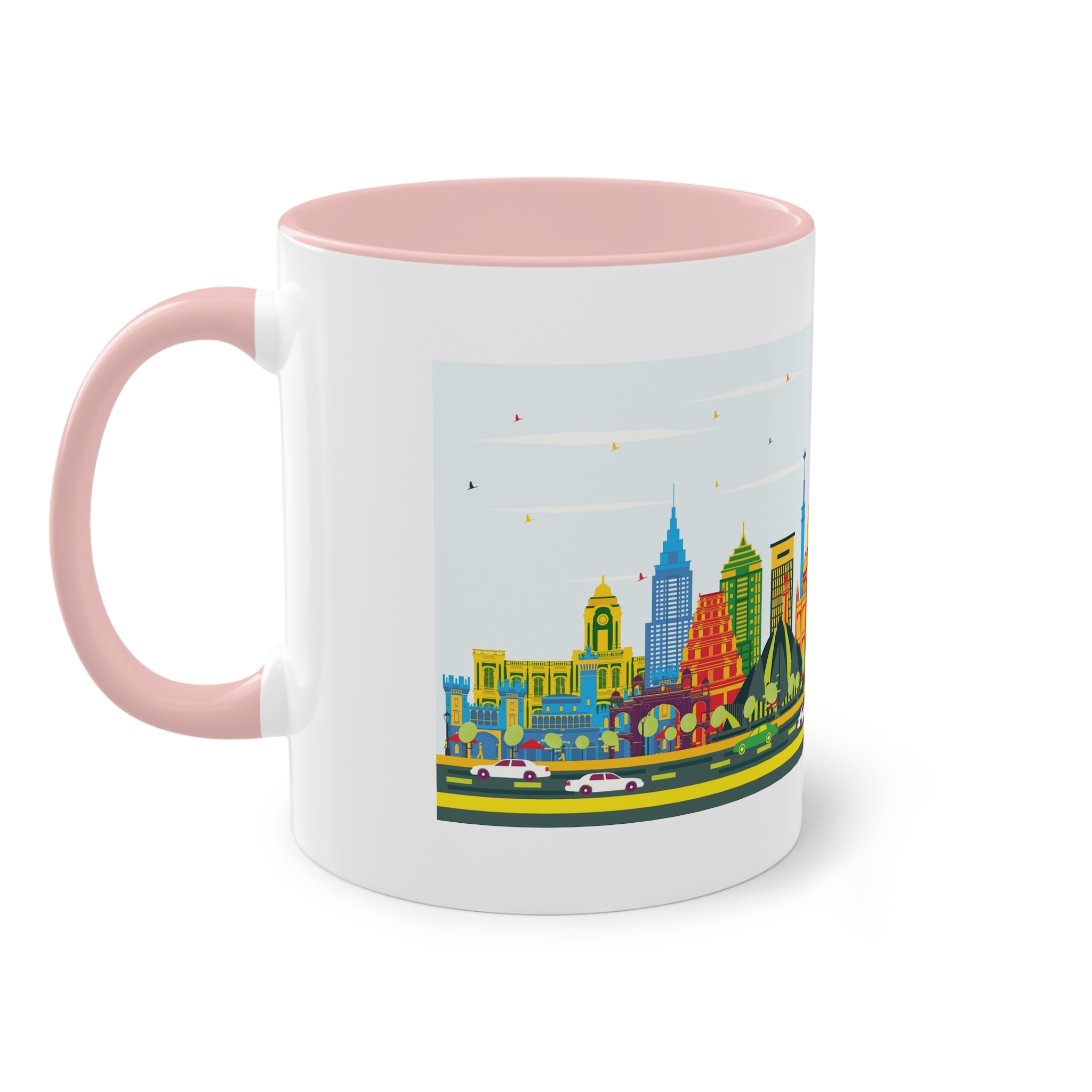 India Color Two Tone Coffee Mug 11oz - Image 47