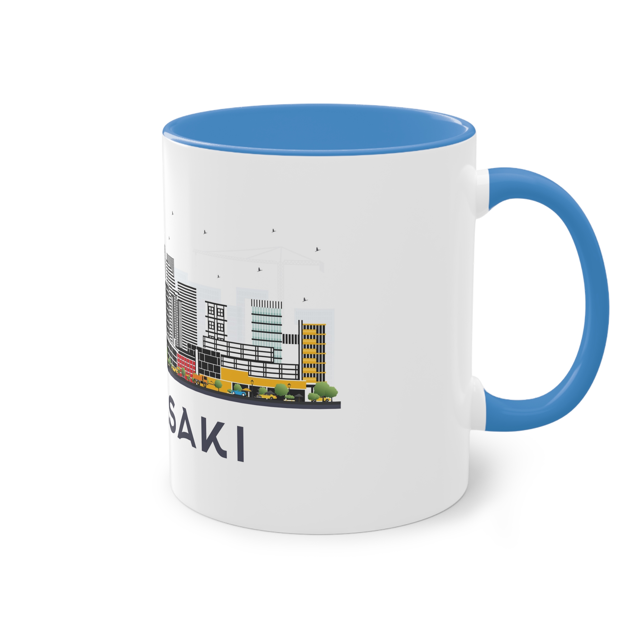 Kawasaki Isolated Two Tone Coffee Mug 11oz - Image 36