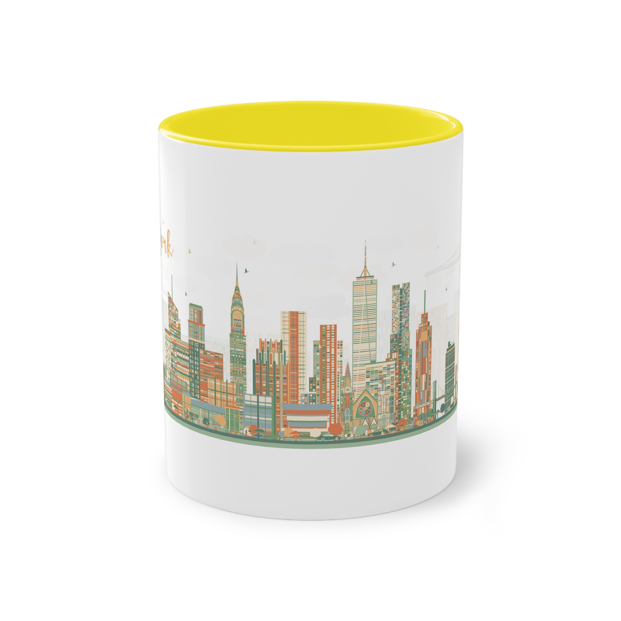 New York New Ver 1 Two Tone Coffee Mug 11oz - Image 21