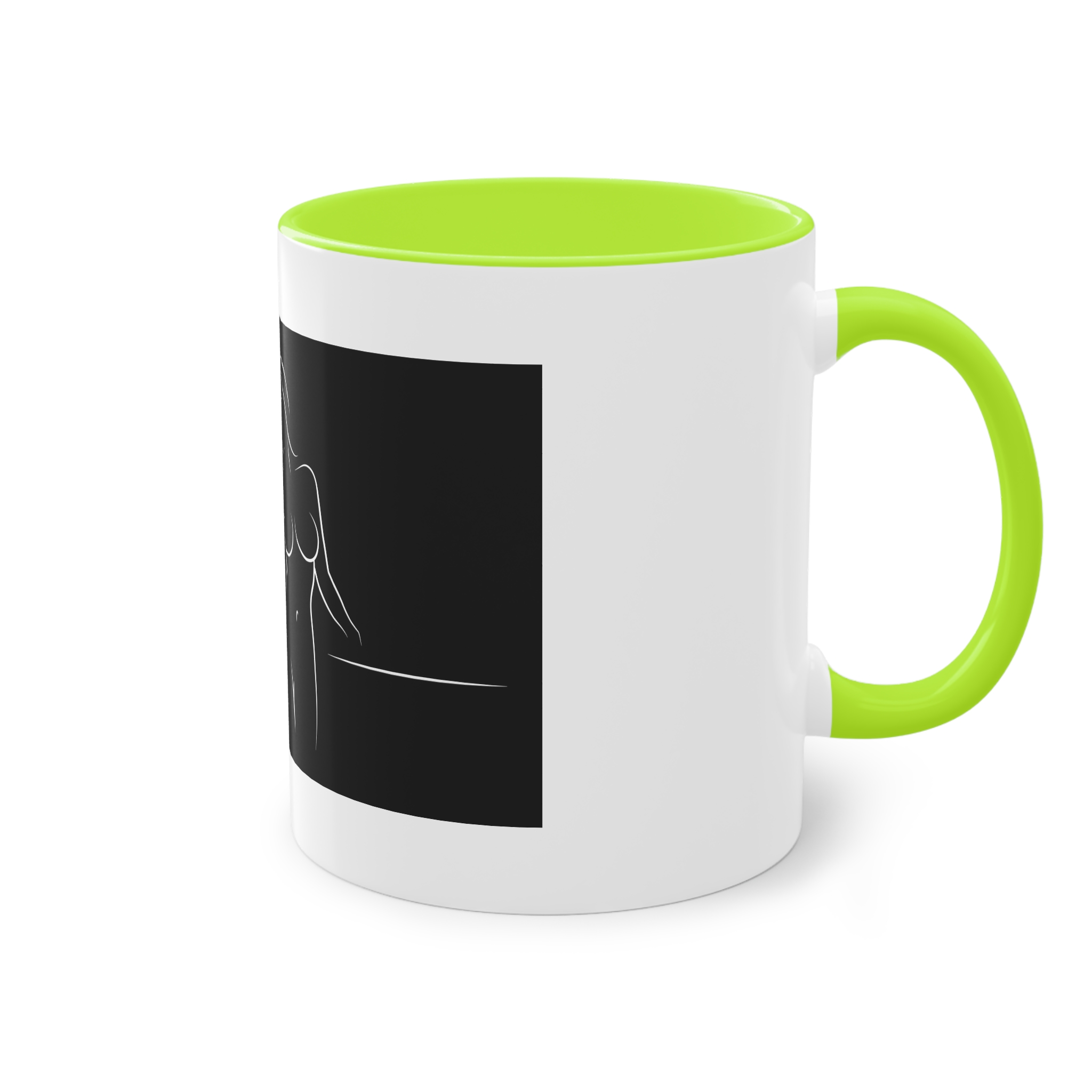 Alines Black Censor Two Tone Coffee Mug 11oz - Image 28