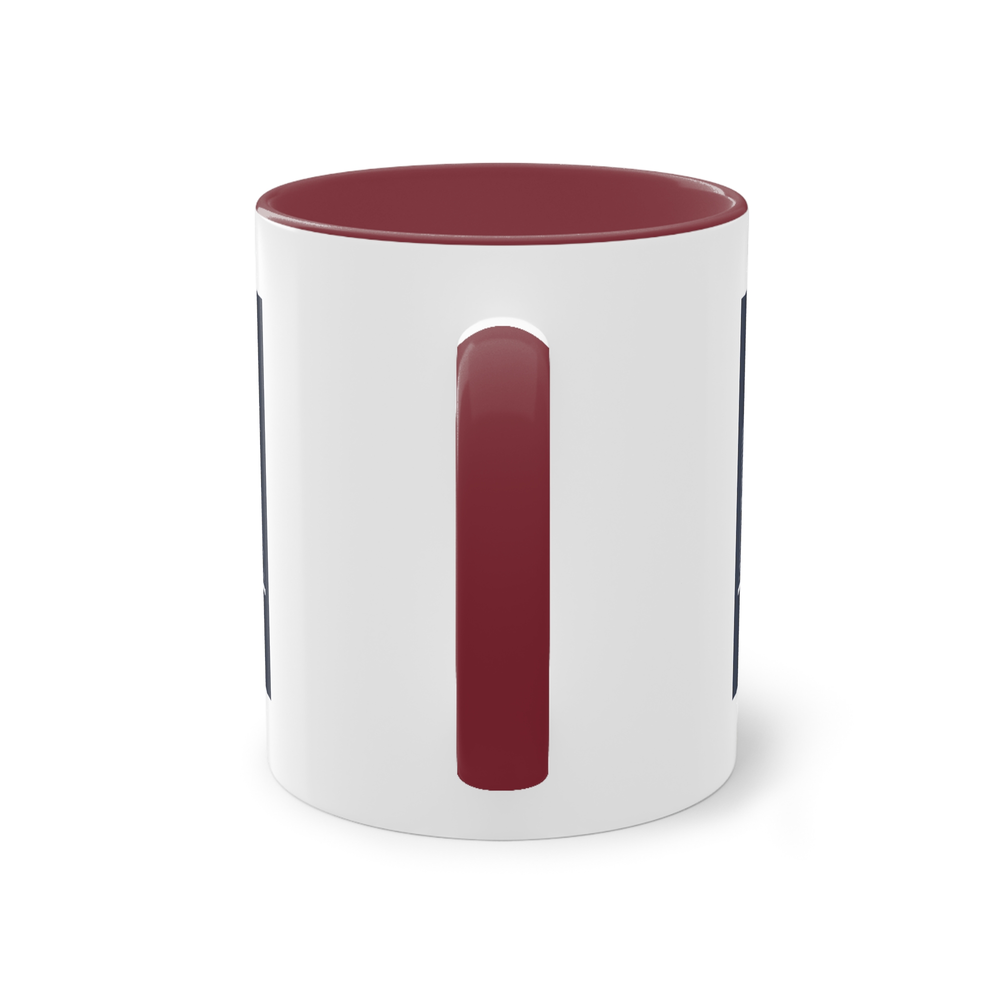 Mumbai Outline Inverse Two Tone Coffee Mug 11oz - Image 6