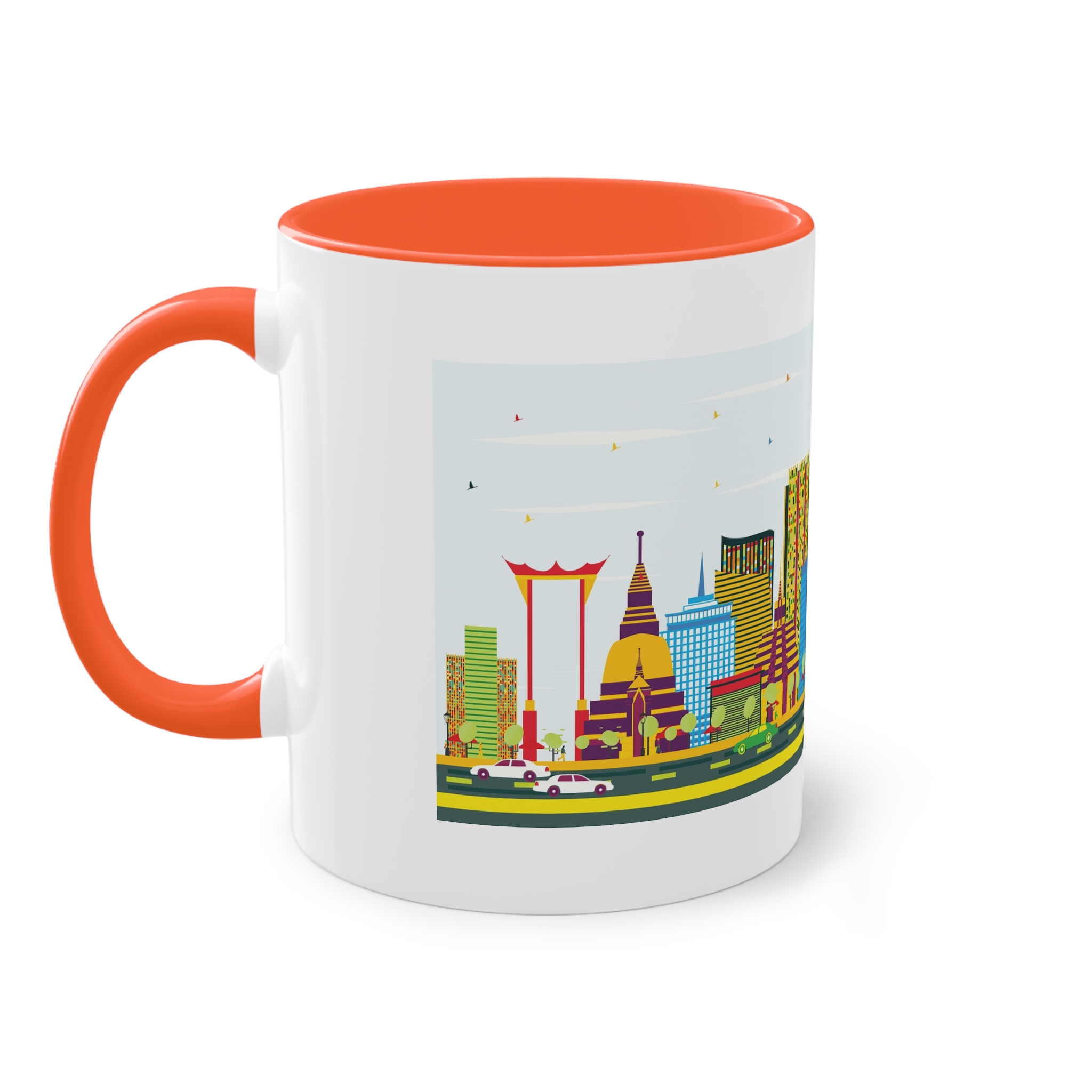 Bangkok Color Two Tone Coffee Mug 11oz - Image 15