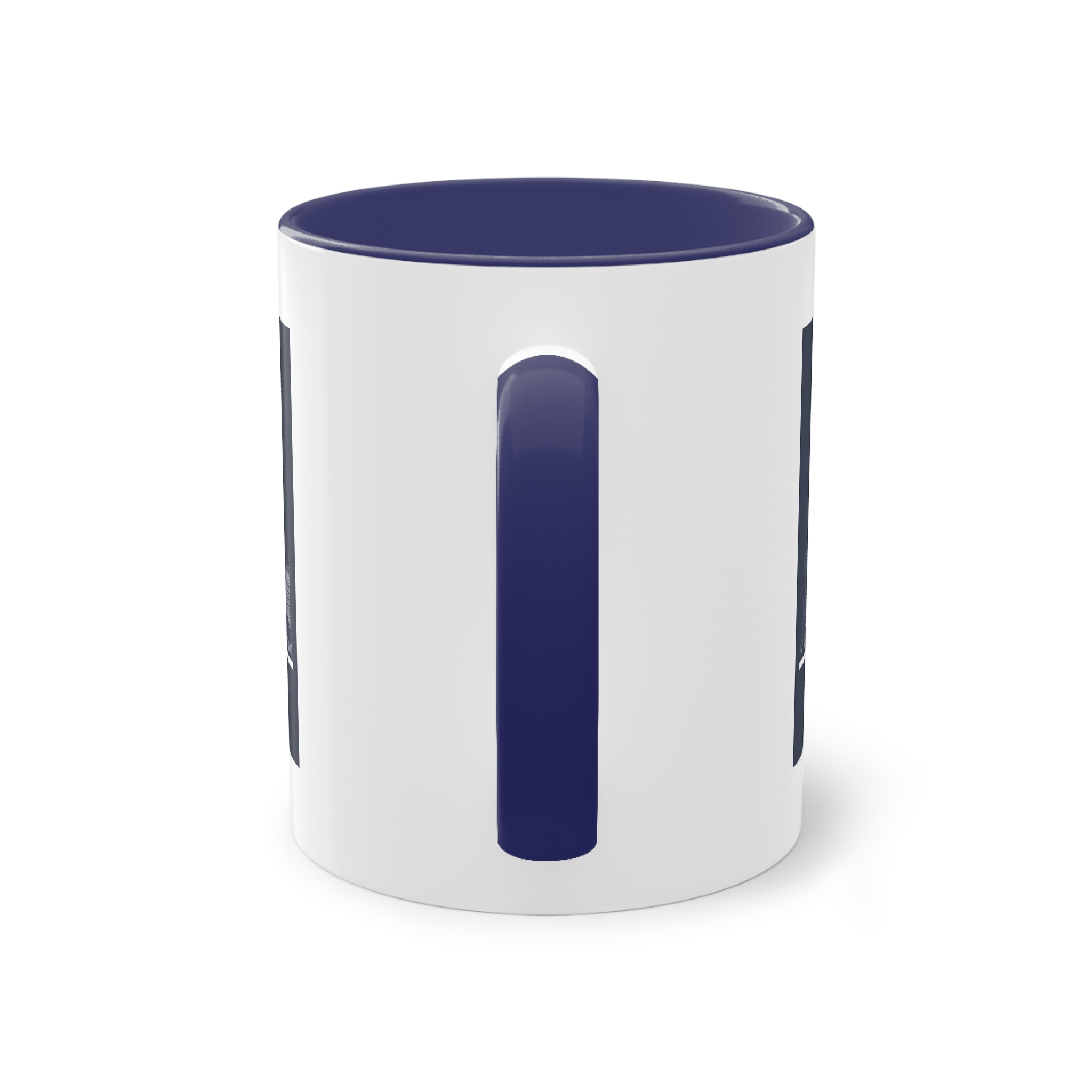 Denver Outline Inverse Two Tone Coffee Mug 11oz - Image 42