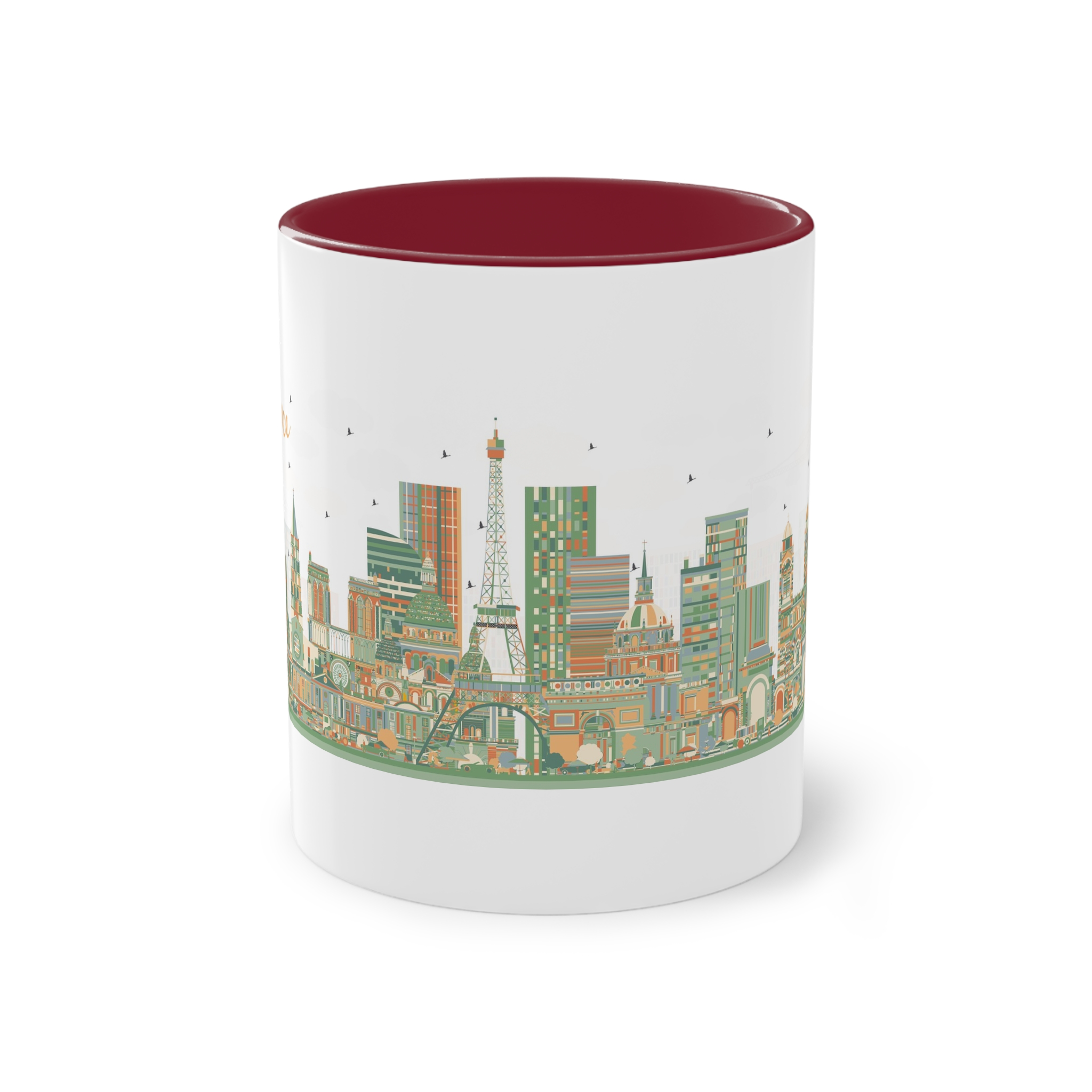 France Ver 1 Two Tone Coffee Mug 11oz - Image 5