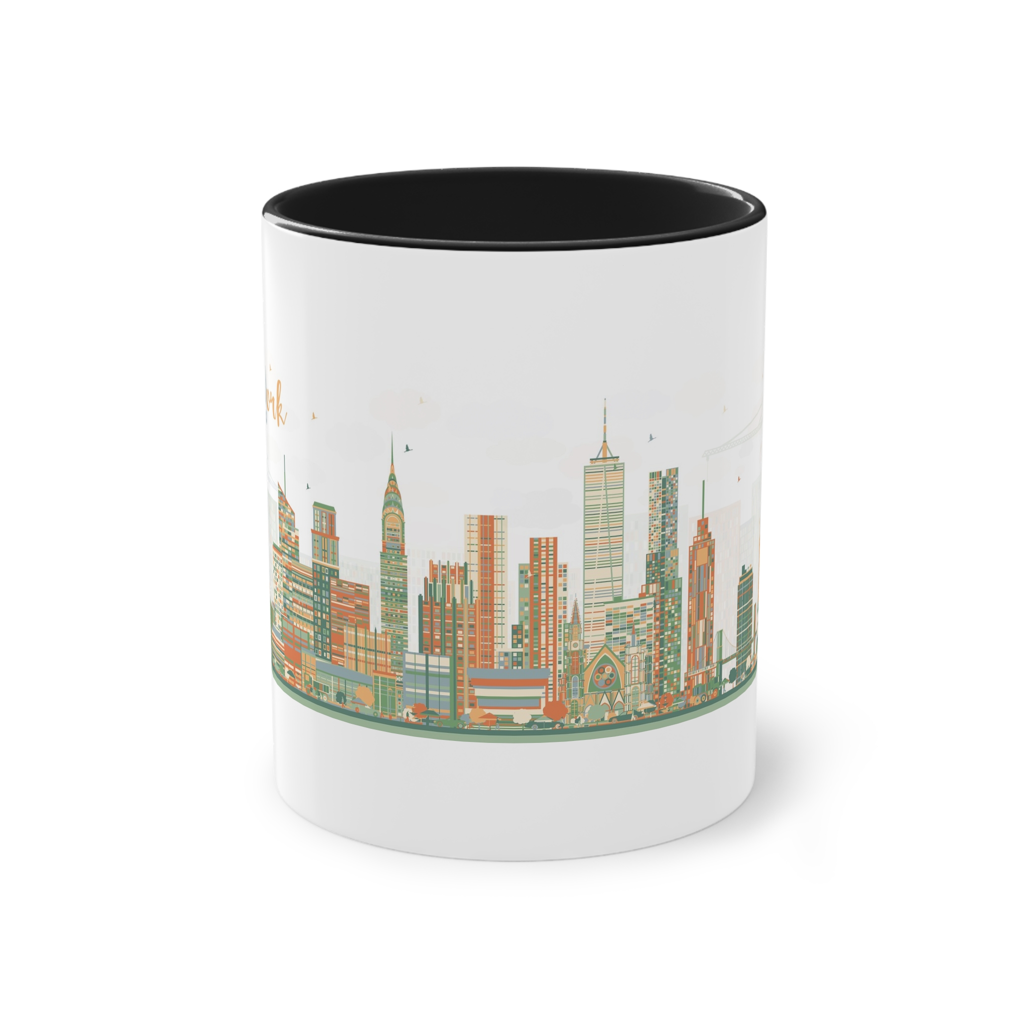 New York New Ver 1 Two Tone Coffee Mug 11oz - Image 9