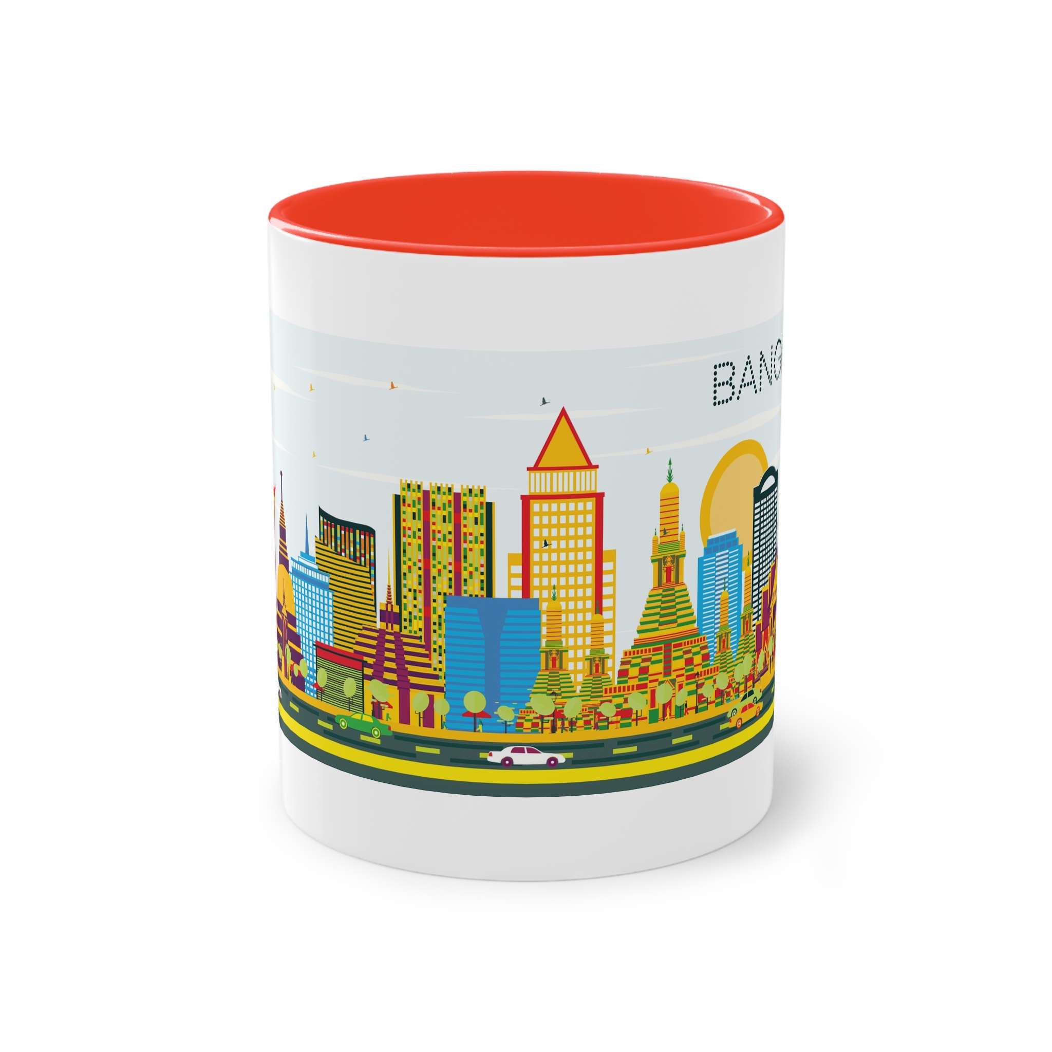 Bangkok Color Two Tone Coffee Mug 11oz