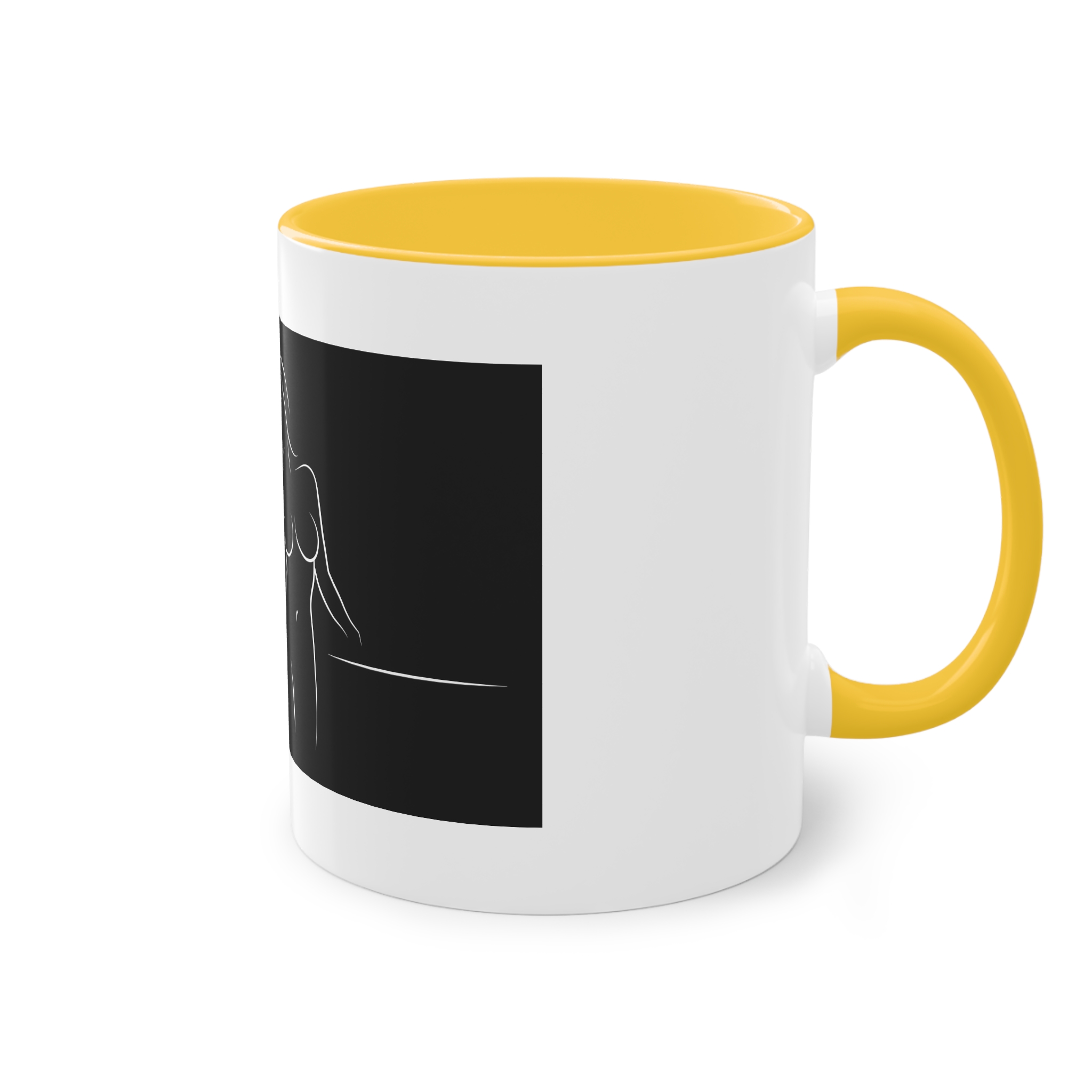 Alines Black Censor Two Tone Coffee Mug 11oz - Image 20