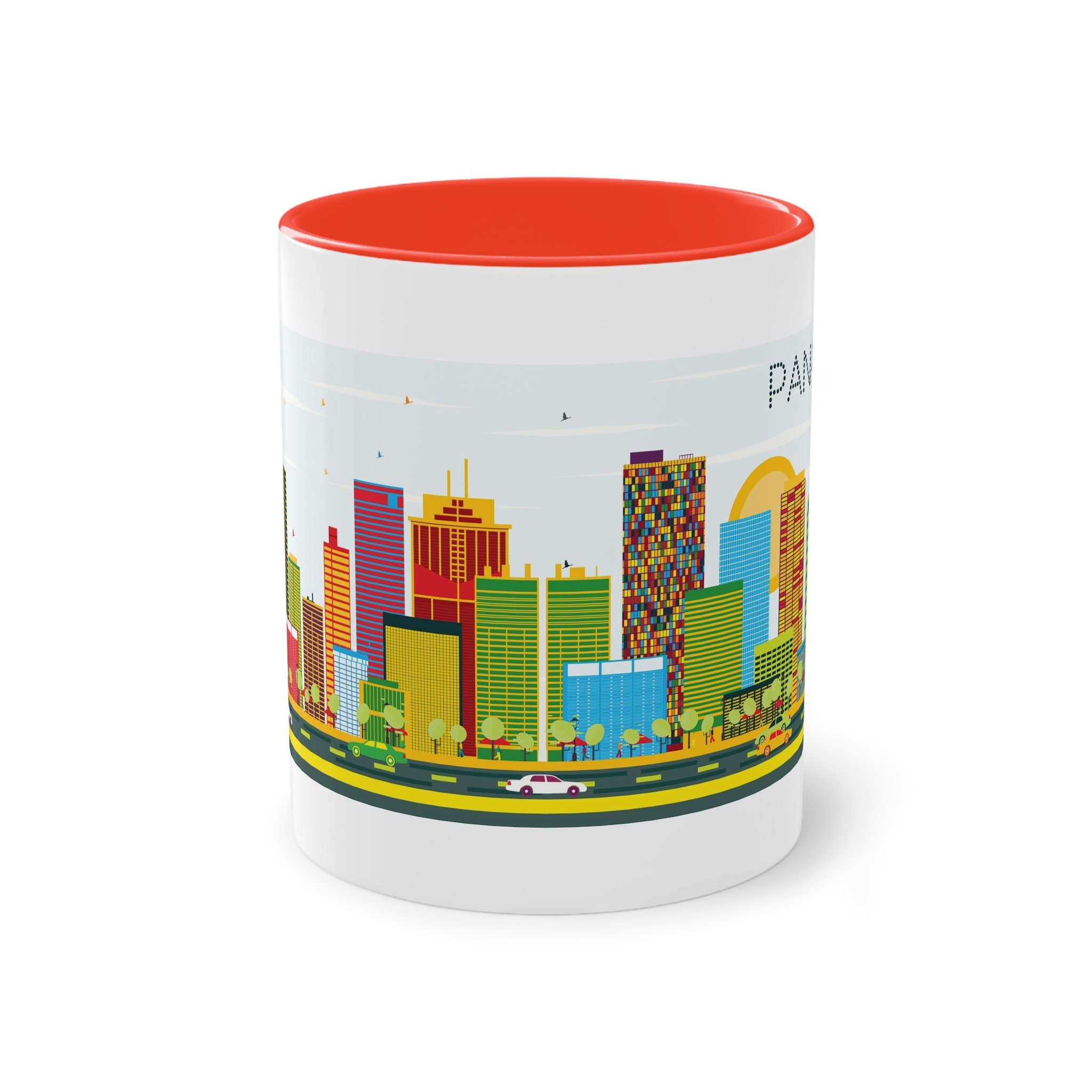 Panama Color Two Tone Coffee Mug 11oz