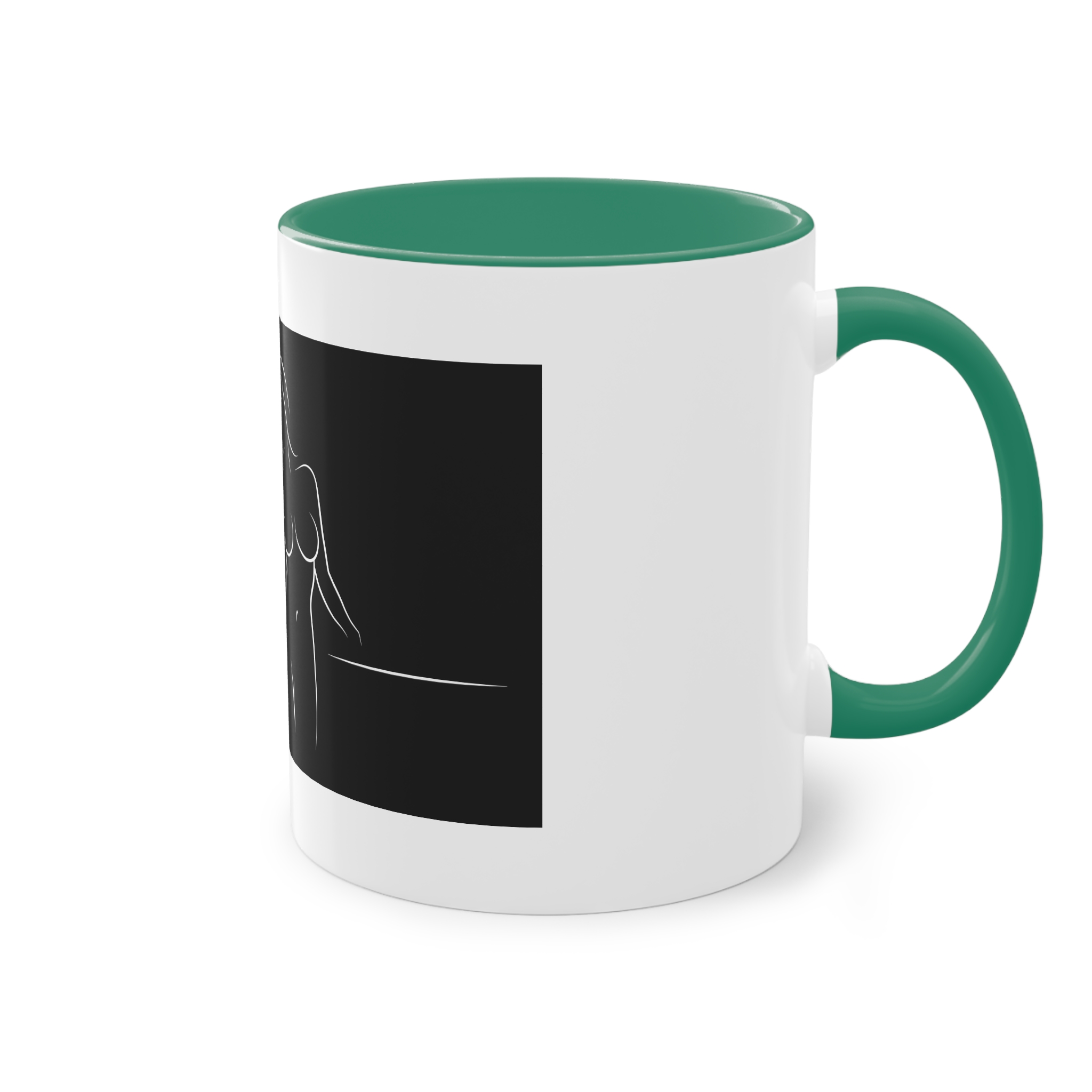 Alines Black Censor Two Tone Coffee Mug 11oz - Image 32