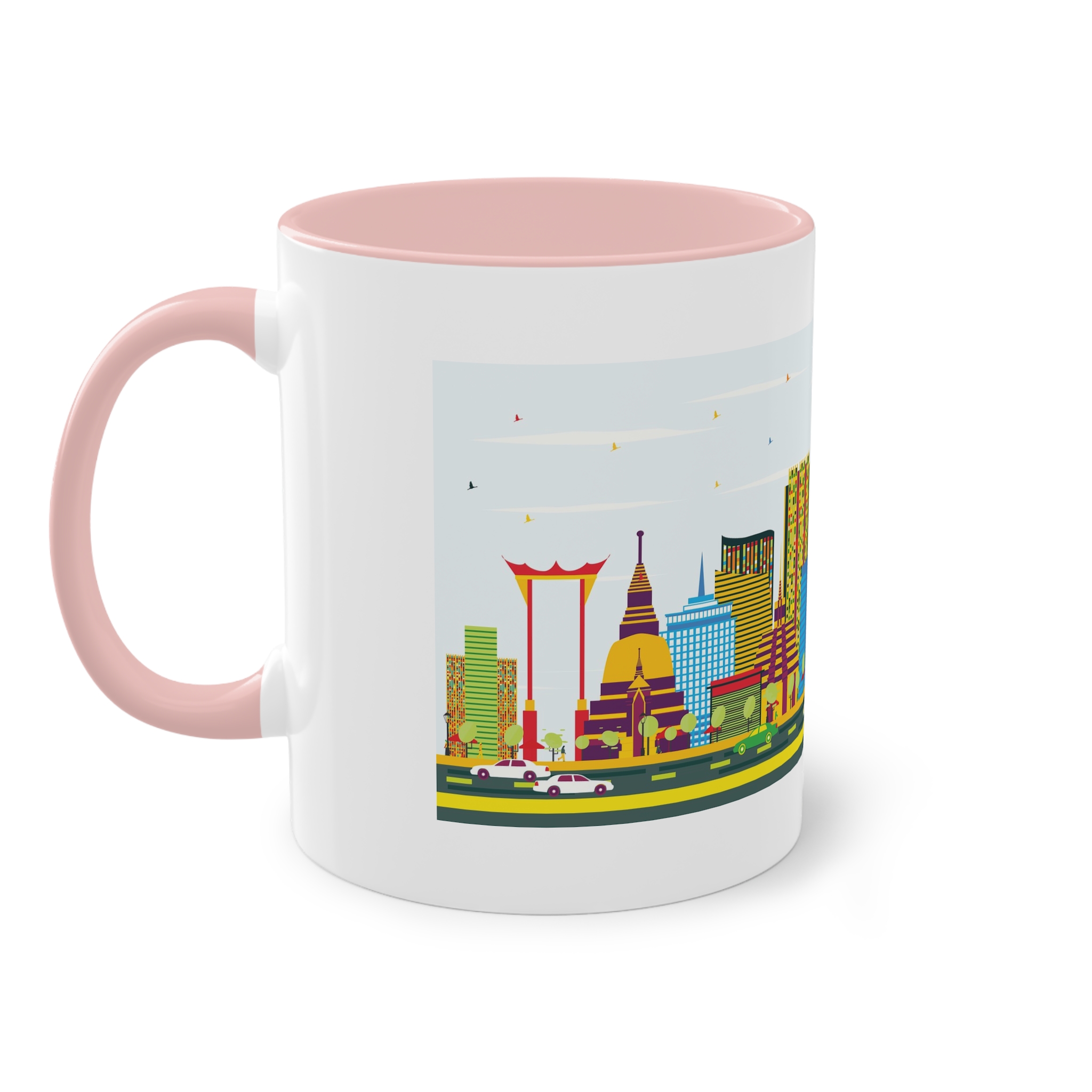 Bangkok Color Two Tone Coffee Mug 11oz - Image 47